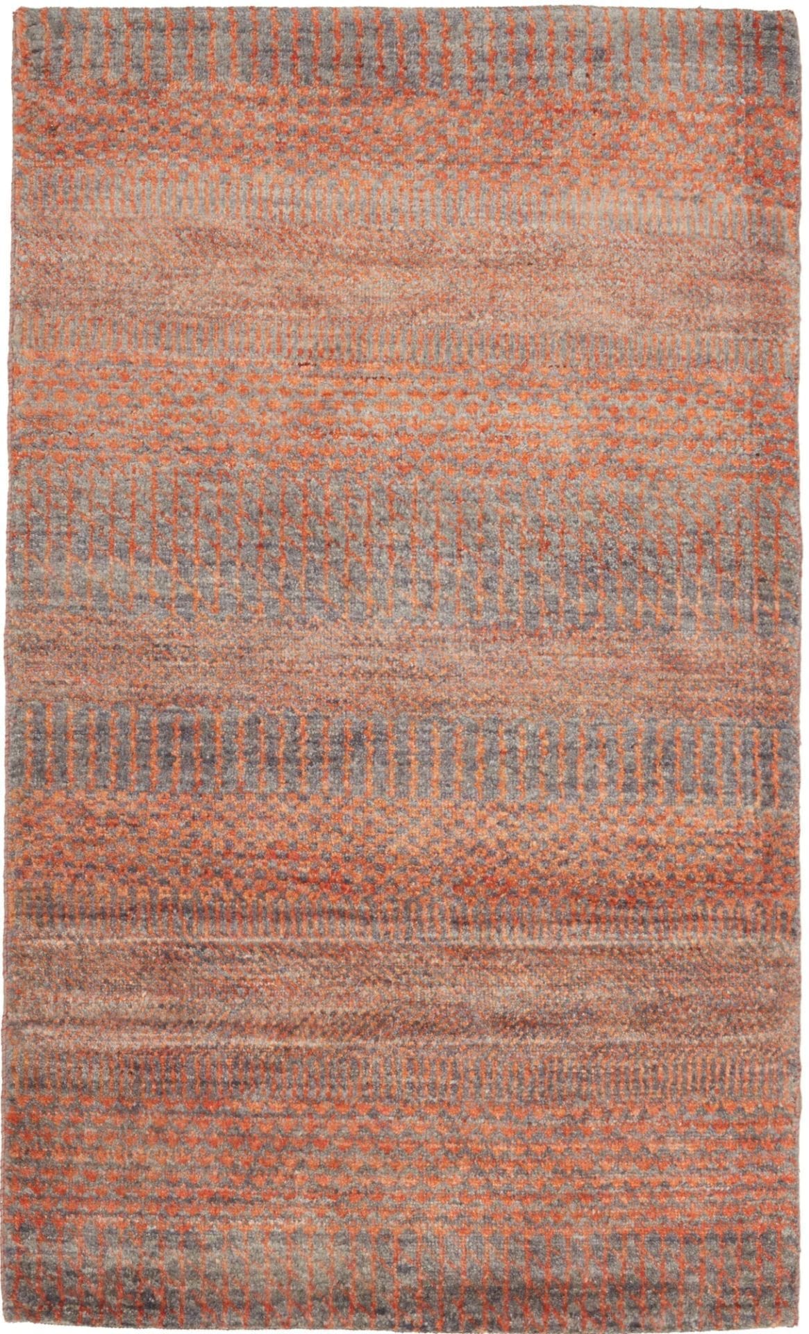 Loribaft Teppich 79 x 128cm aus Schurwolle, handgeknüpft, Orientteppich