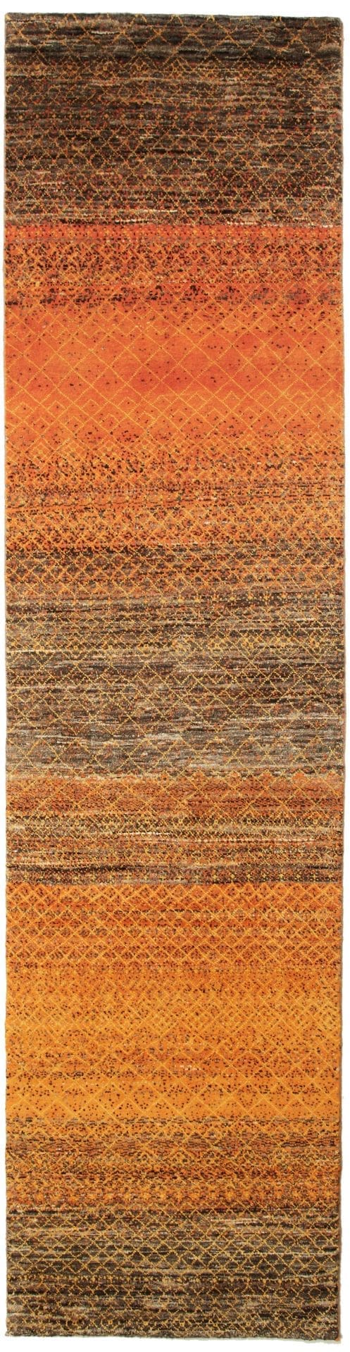 Loribaft Teppich 79 x 299cm aus Schurwolle, handgeknüpft