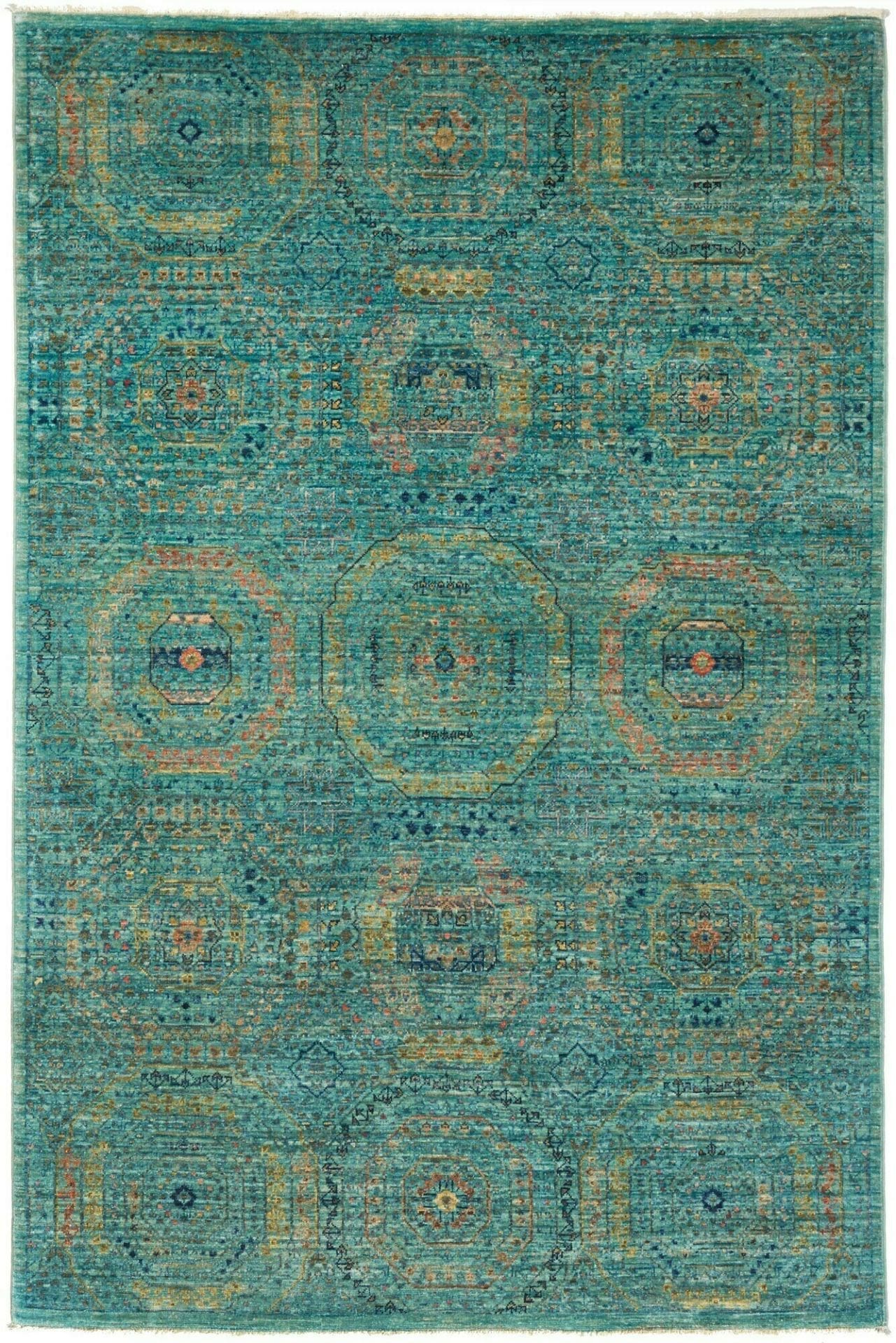Mamluk Orientteppich 127 x 189 cm - Handgeknüpft, Schurwolle