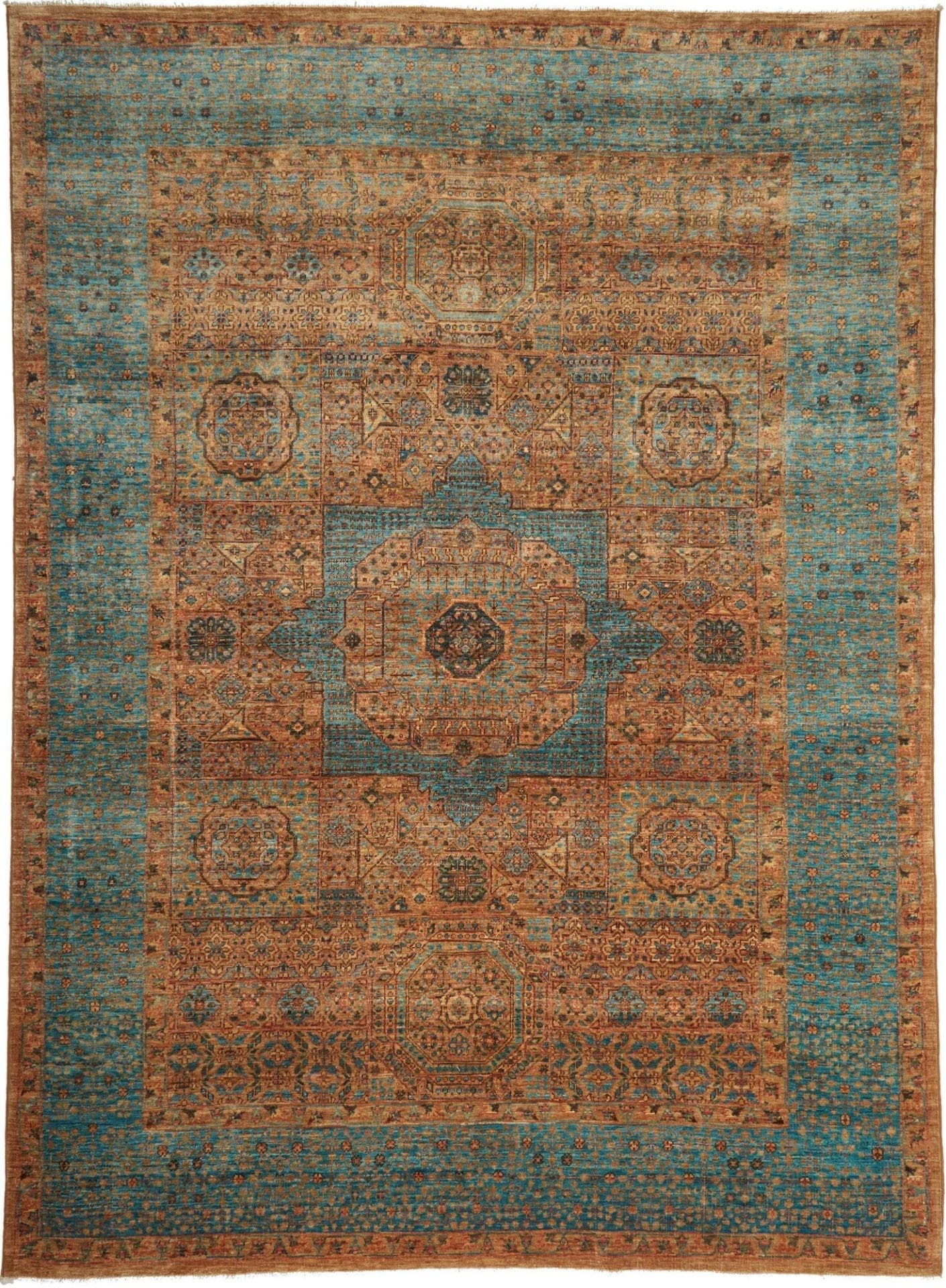 Mamluk Orientteppich 175 x 235cm, handgeknüpft, Schurwolle