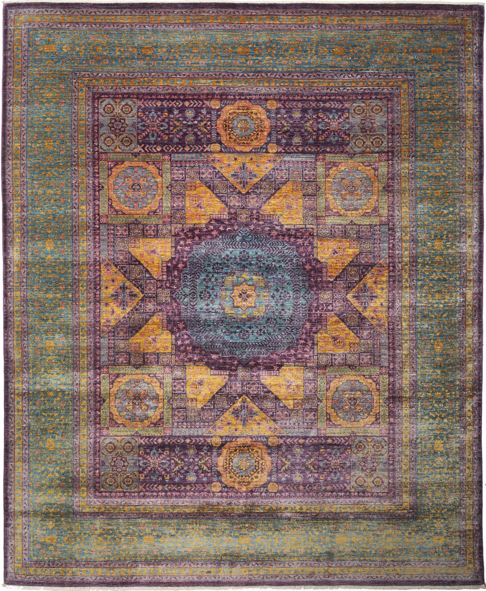 Mamluk Orientteppich 248 x 298cm, handgeknüpft, Schurwolle