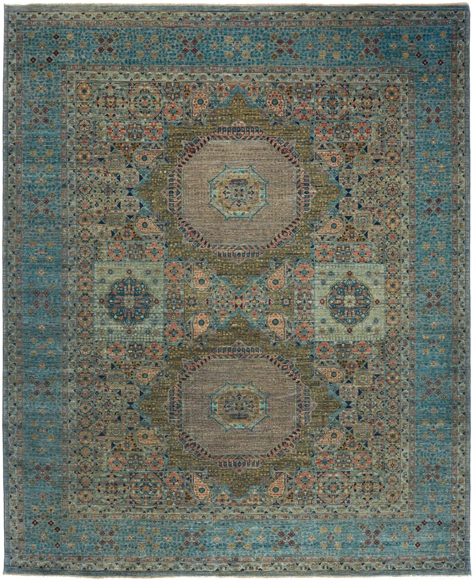 Mamluk Orientteppich 248 x 300cm – Handgeknüpft aus Wolle