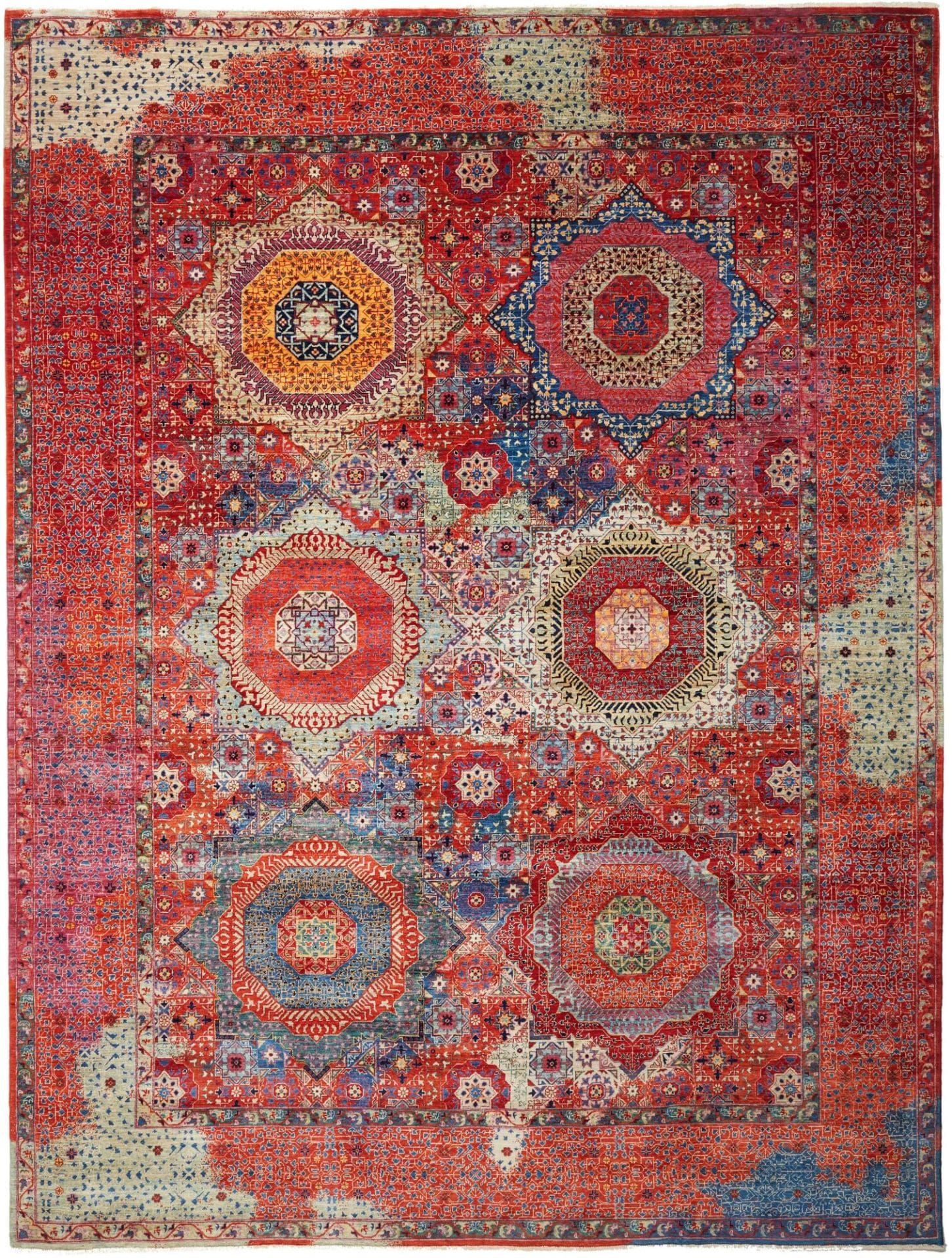 Mamluk Orientteppich 249 x 332 cm handgeknüpft, Schurwolle