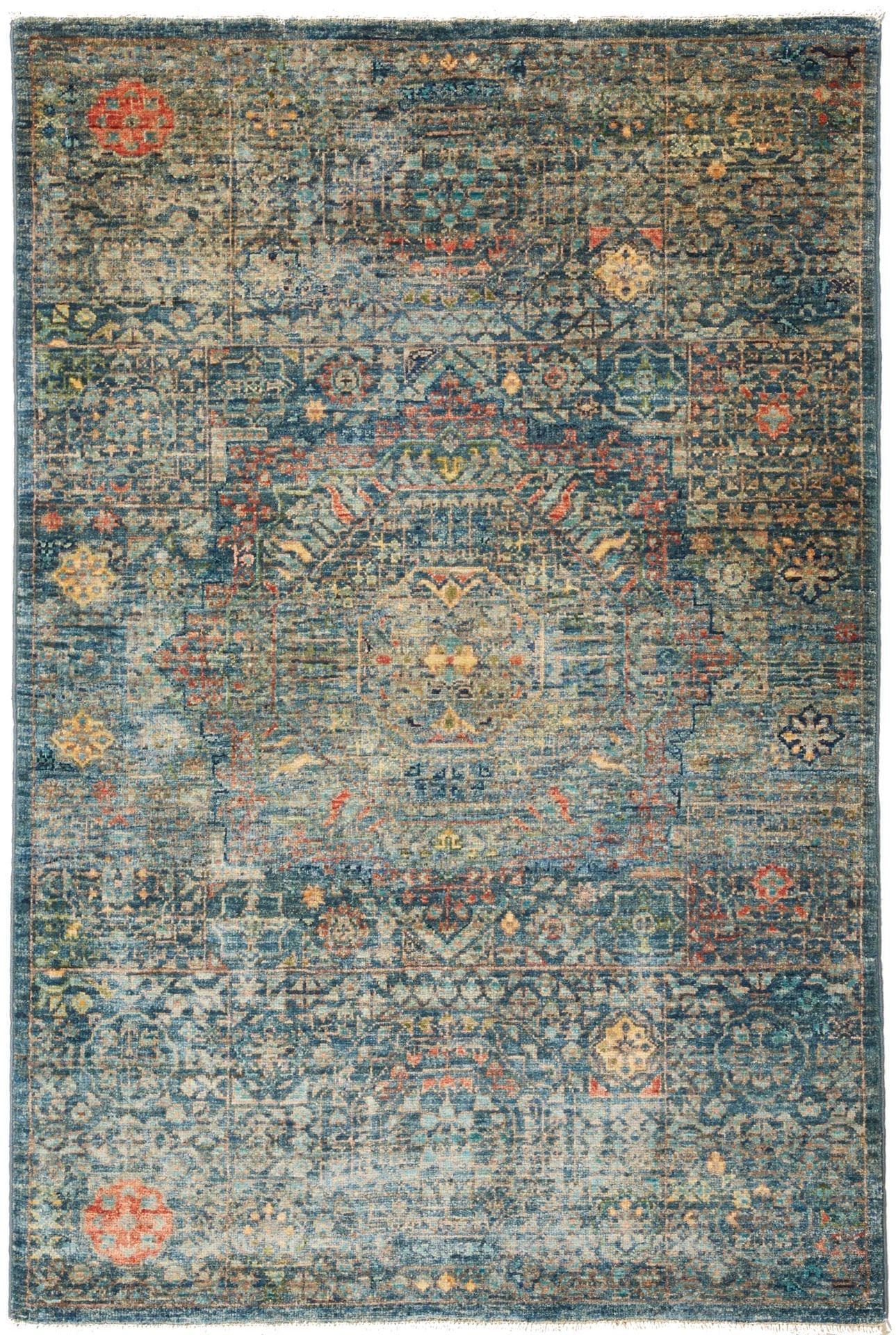 Mamluk Orientteppich 83 x 119 cm – Handgeknüpft aus Wolle