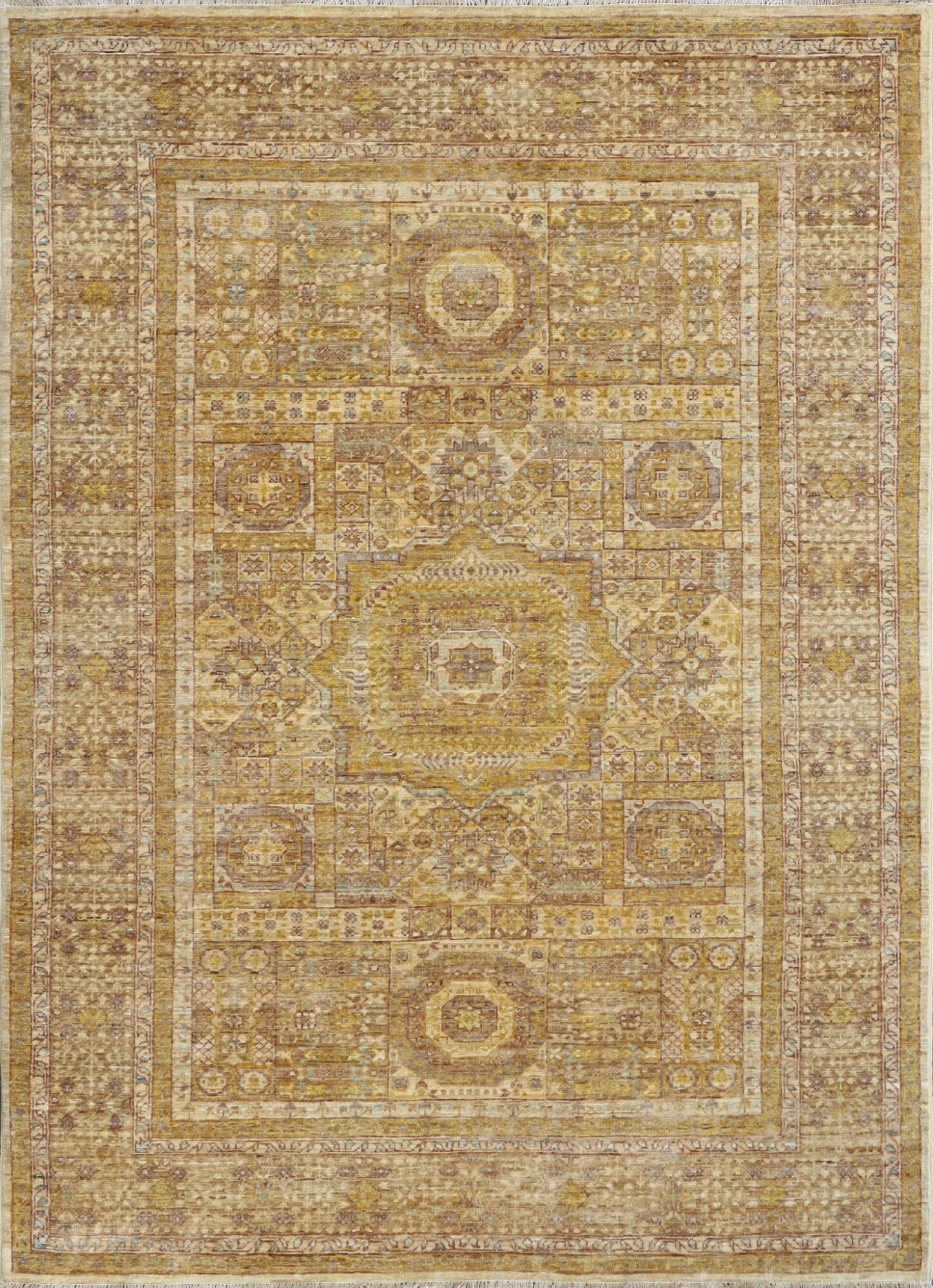 Mamluk Teppich 125 x 175cm – handgeknüpft, hochwertige Schurwolle
