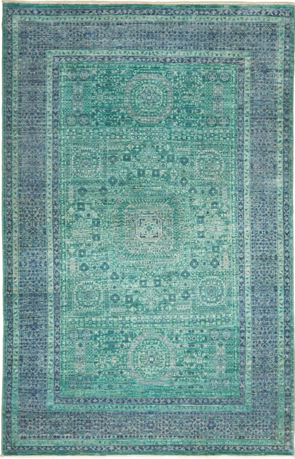 Mamluk Teppich 126 x 190 cm - Handgeknüpft, Seide, Orientteppich