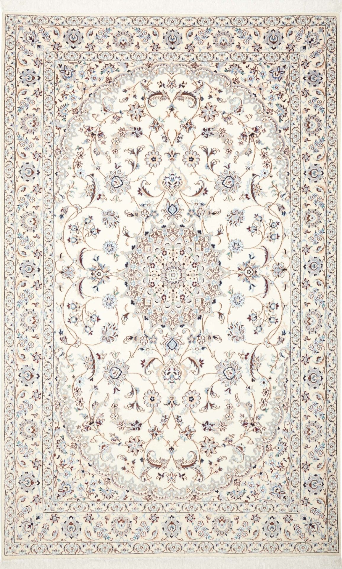 Nain Teppich 171x272cm, Flor aus Schurwolle, handgeknüpft