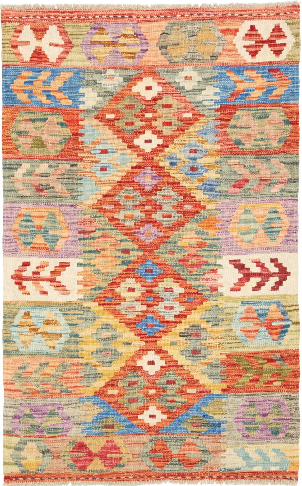 Orientteppich 84 x 127 cm | Handgewebt aus Schurwolle, Pakistan