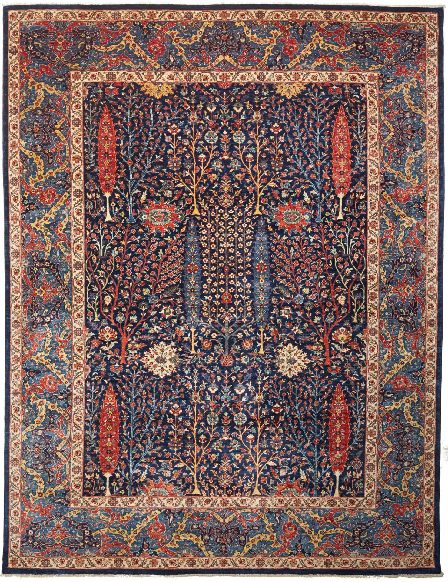 Orientteppich Ariana 277 x 357cm aus Schurwolle, handgeknüpft