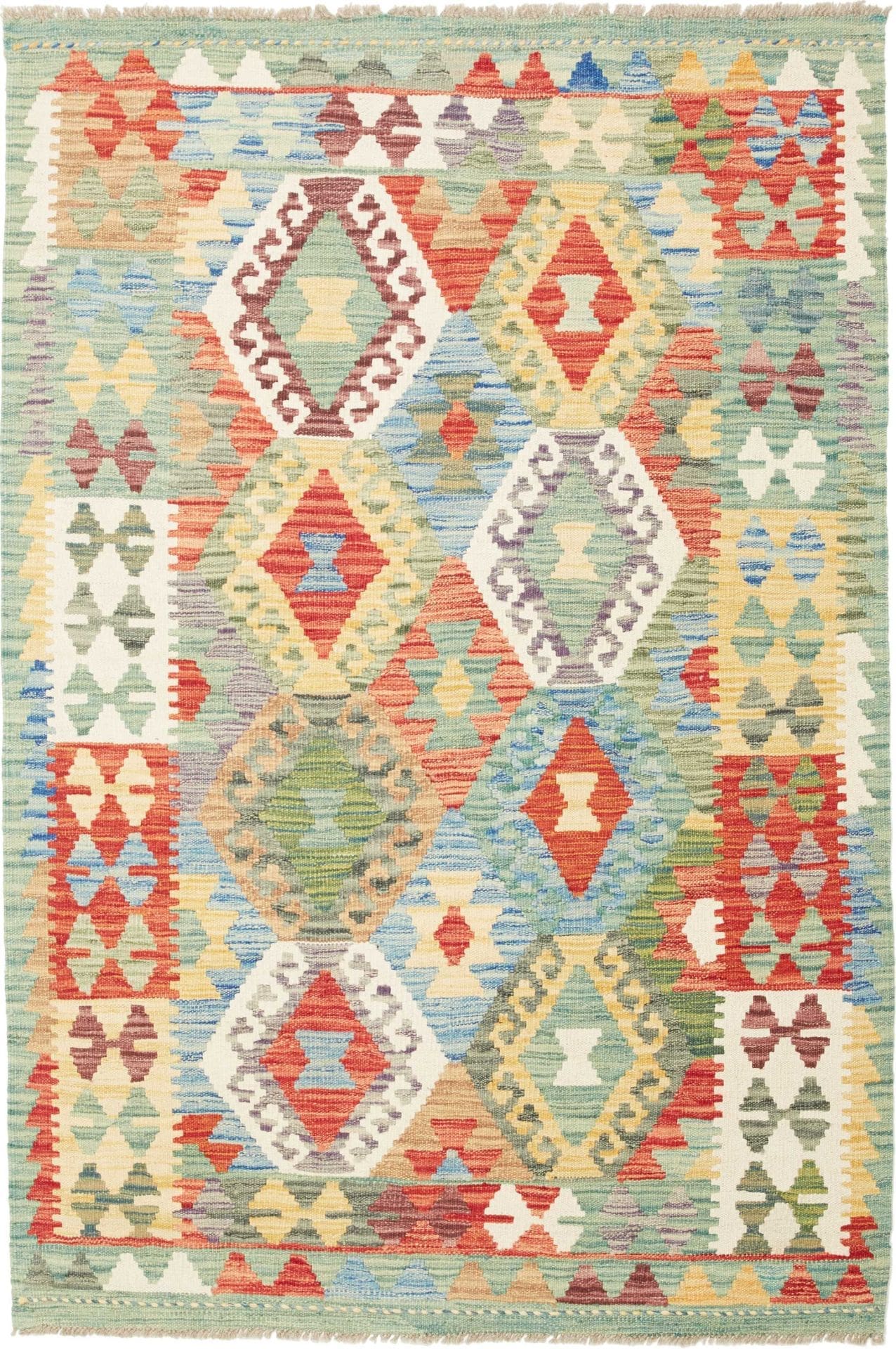 Orientteppich Kelim 106 x 153cm aus Schurwolle, handgewebt