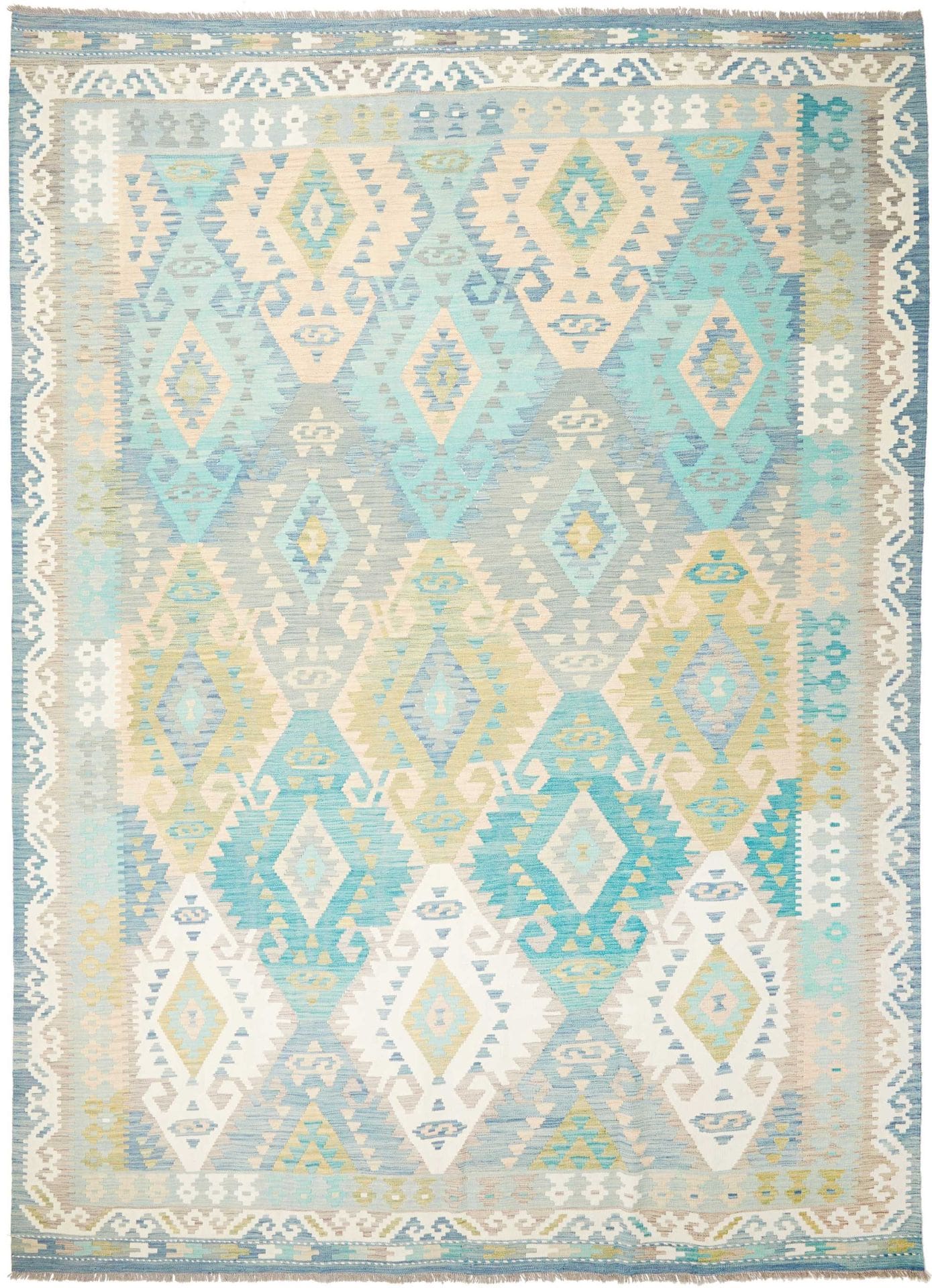 Orientteppich Kelim 295 x 400cm afghanisch, Schurwolle, handgewebt