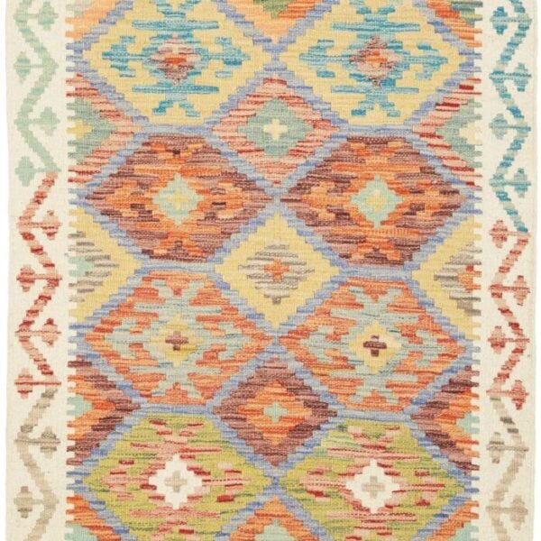 Orientteppich Kelim 86 x 120cm aus Schurwolle, handgewebt