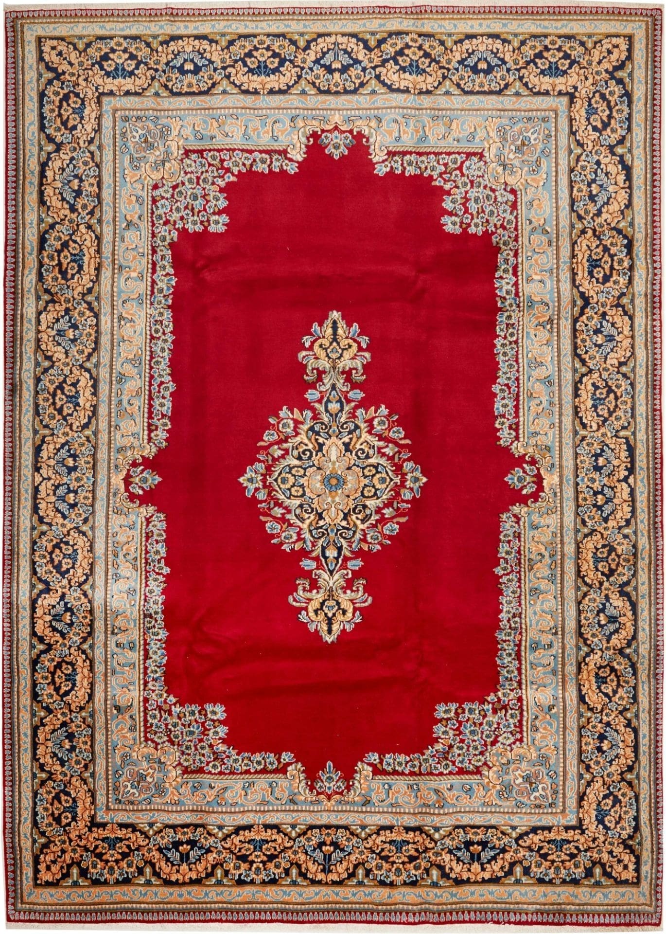 Orientteppich Kirman 240 x 332 cm, handgeknüpft, Schurwolle H1