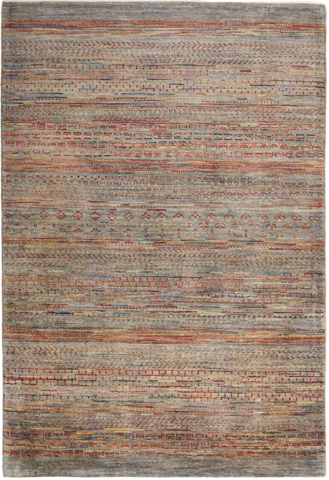 Orientteppich Loribaft, 129 x 184 cm, Schurwolle, handgeknüpft