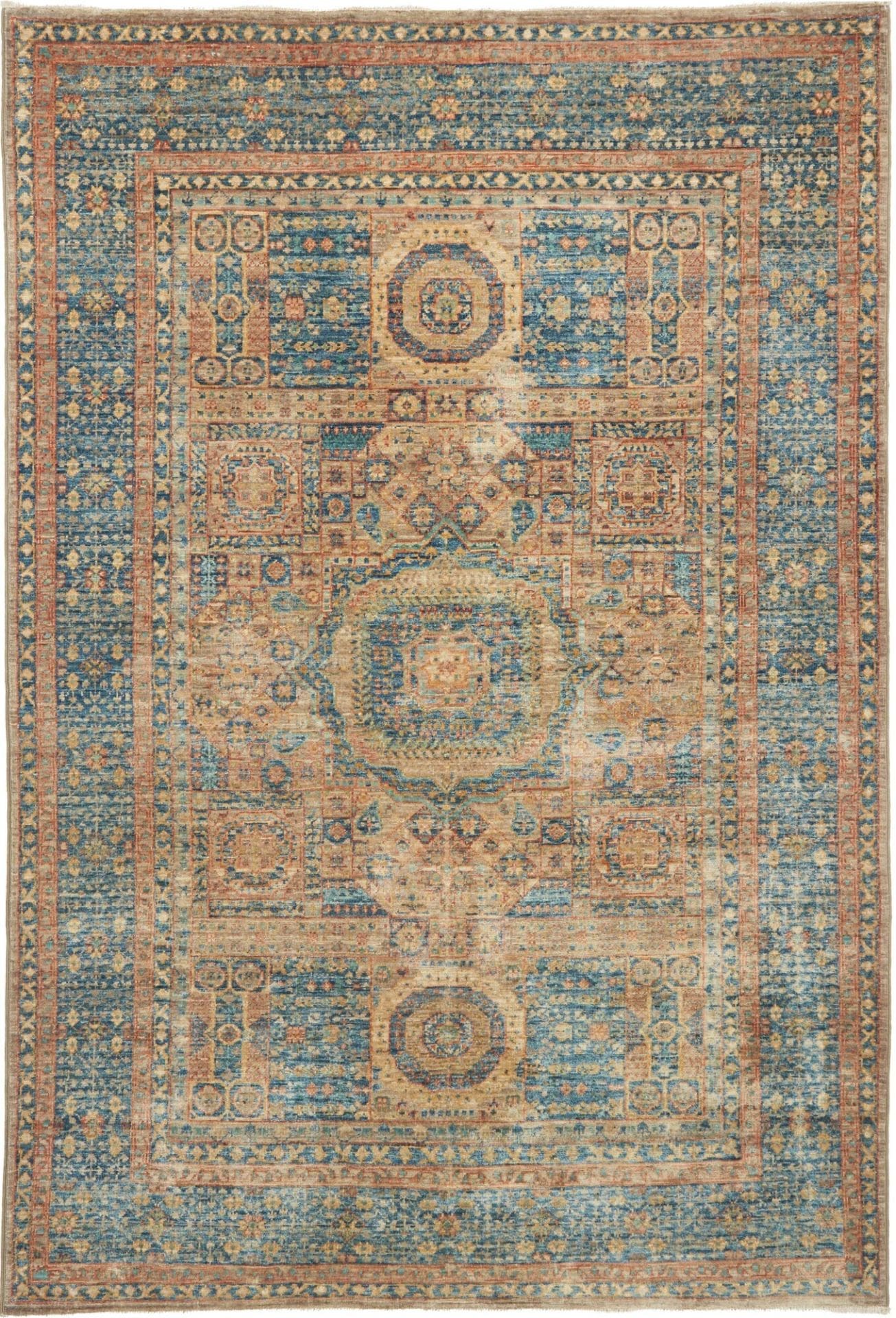 Orientteppich Mamluk 125 x 183cm | Schurwolle | handgeknüpft