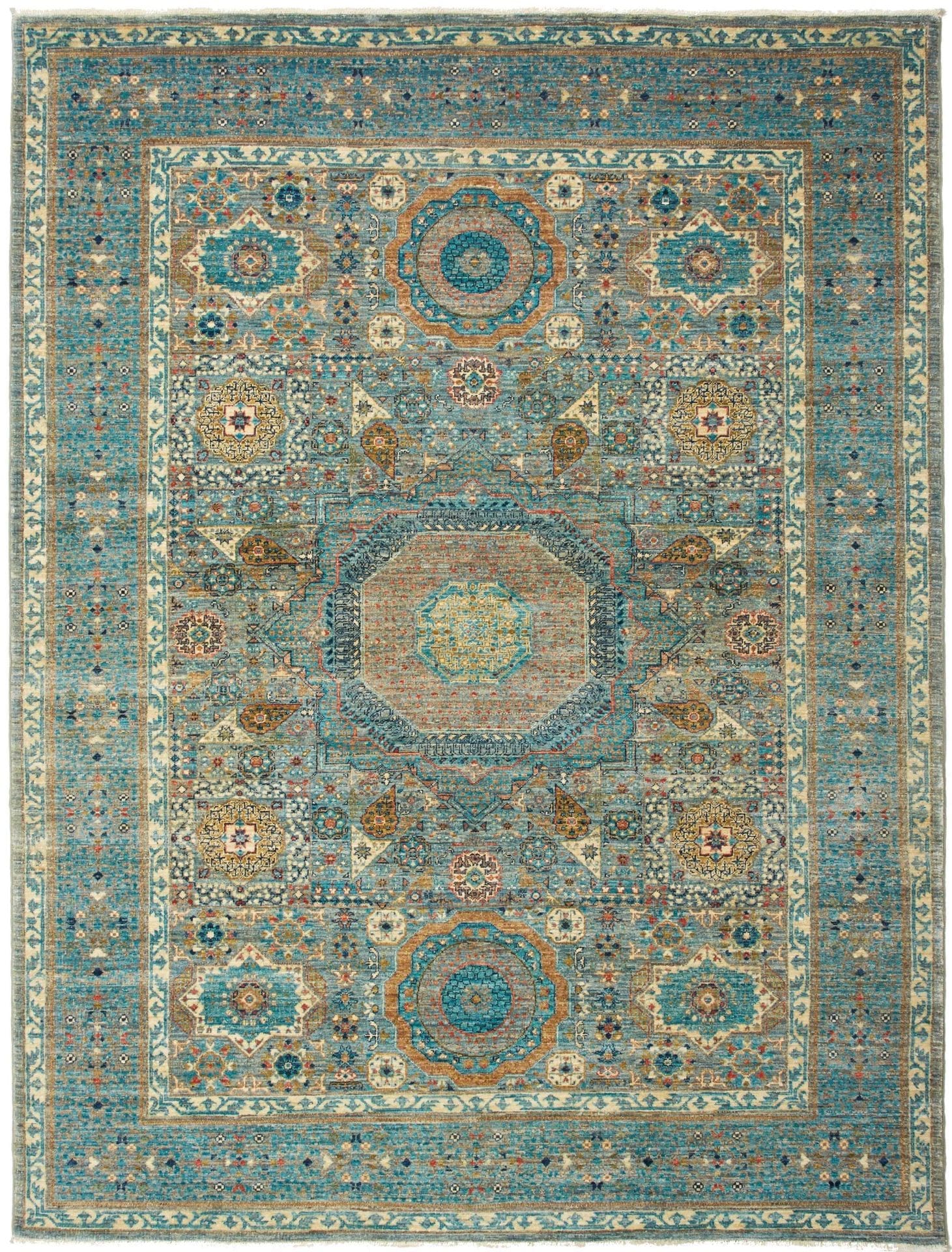 Orientteppich Mamluk 178 x 230 cm - Handgeknüpft aus Wolle