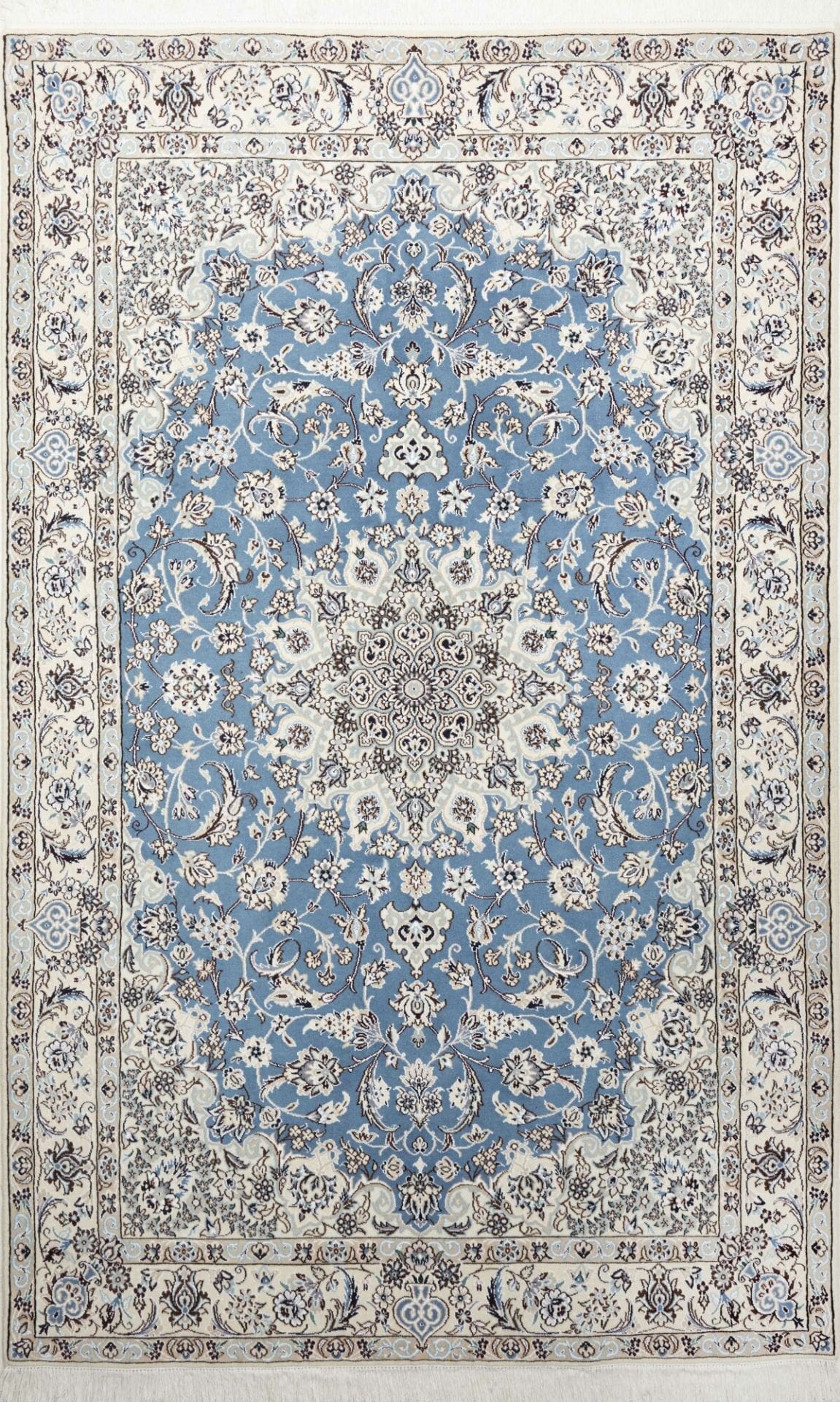 Orientteppich Nain 148 x 240cm | Exklusive Schurwolle handgeknüpft