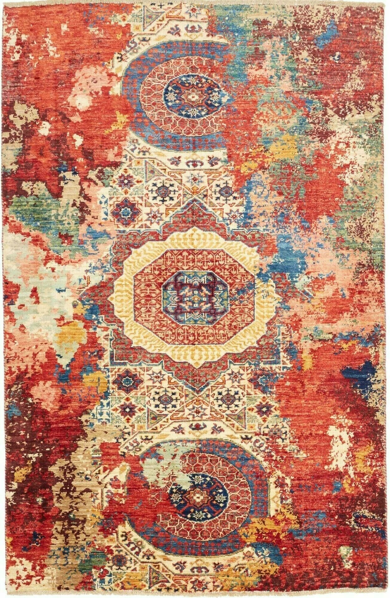 Orientteppich Neo 122 x 178cm aus Schurwolle, handgeknüpft