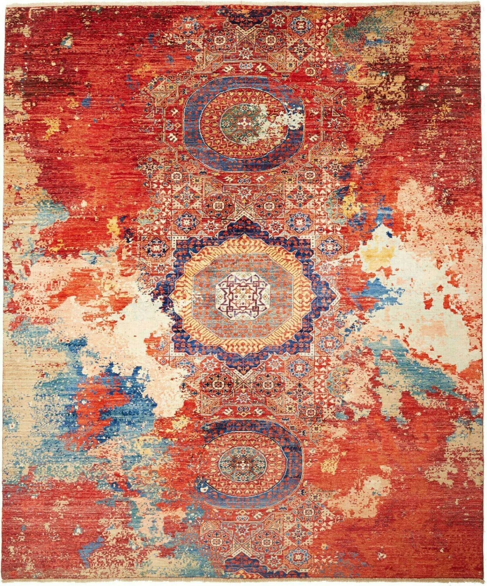 Orientteppich Neo 251 x 295 cm aus Hochlandwolle, handgeknüpft