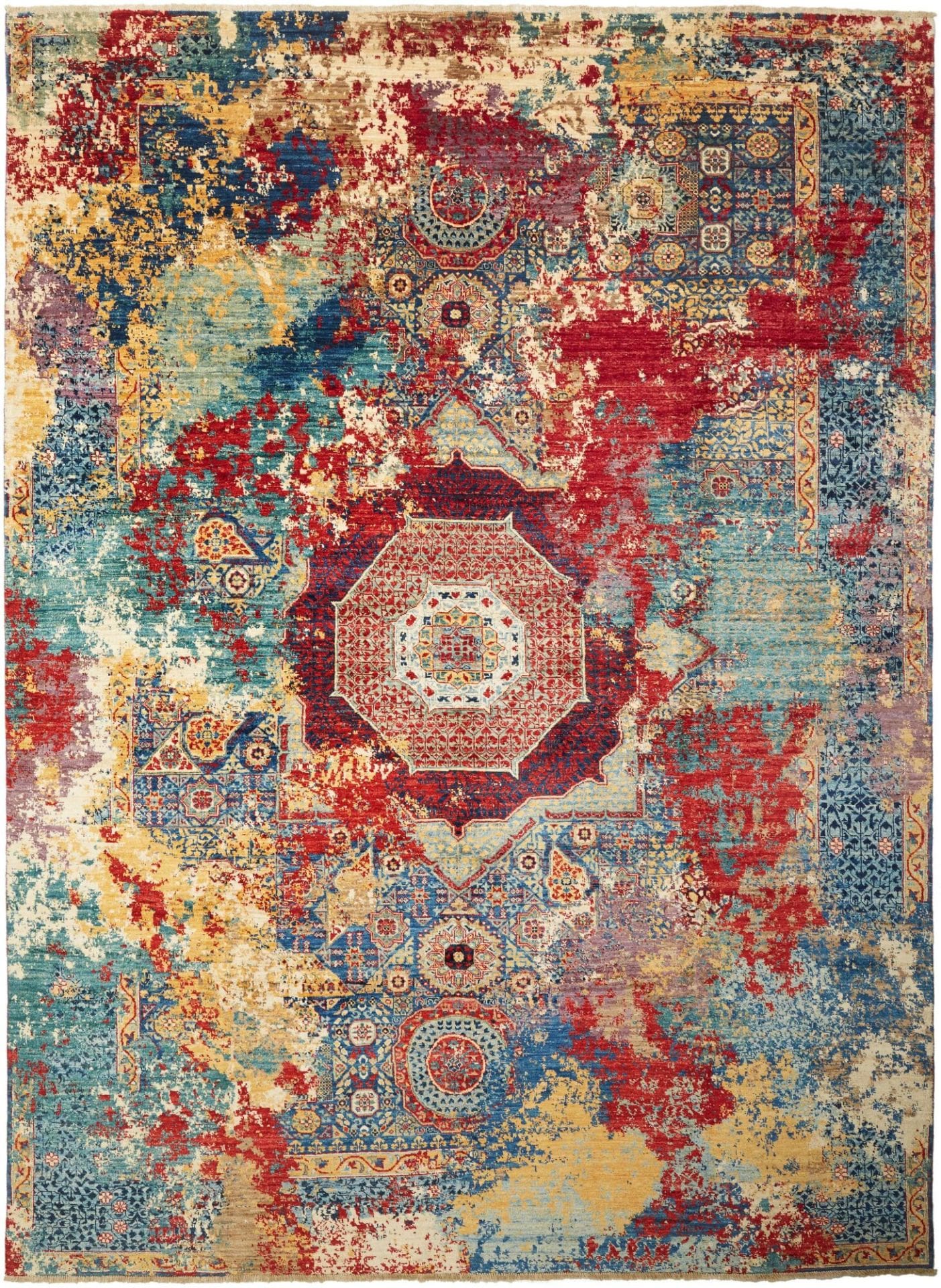 Orientteppich Neo 255 x 348 cm aus Schurwolle, handgeknüpft