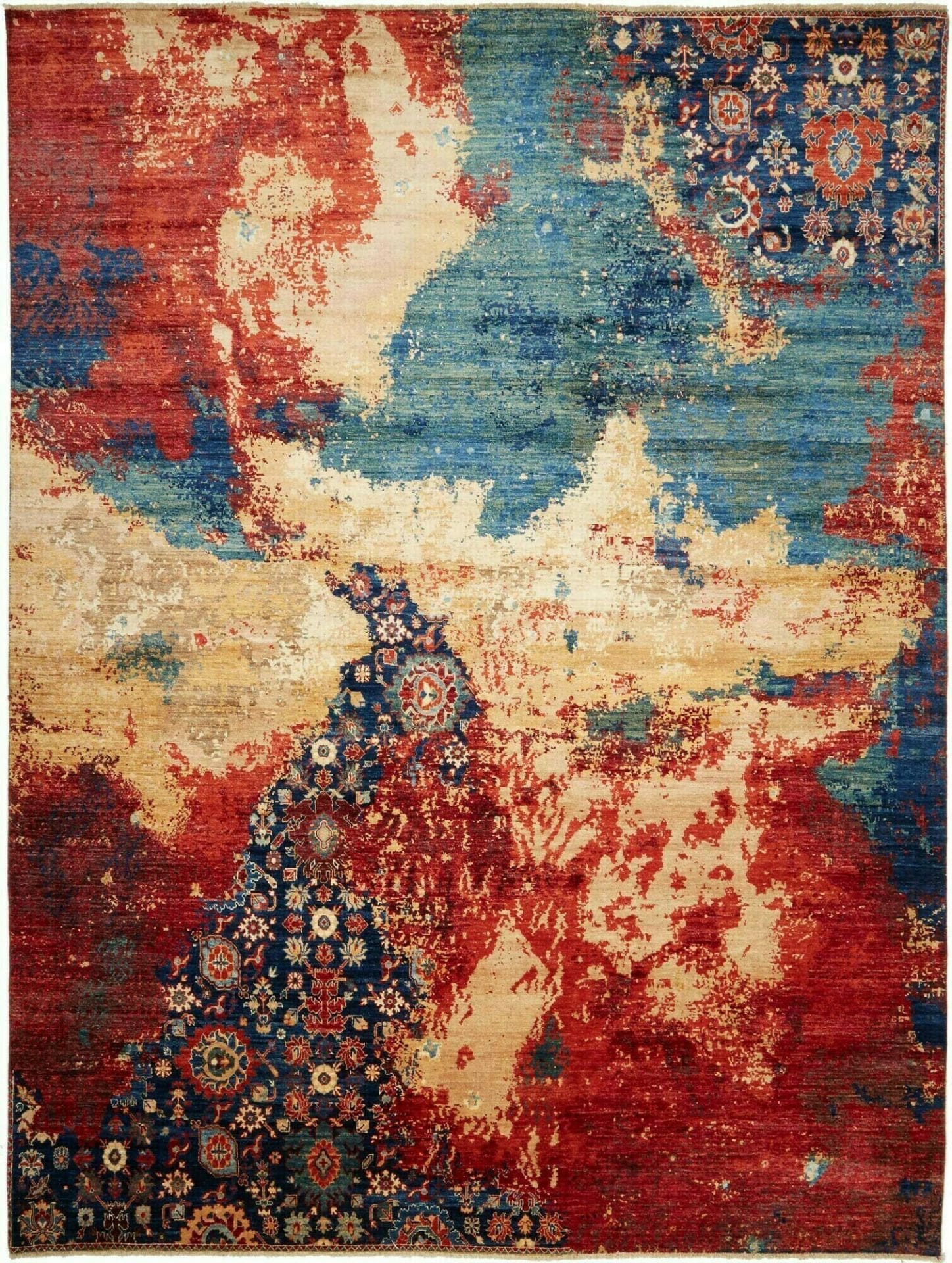 Orientteppich Neo 275 x 365cm aus Schurwolle, handgeknüpft