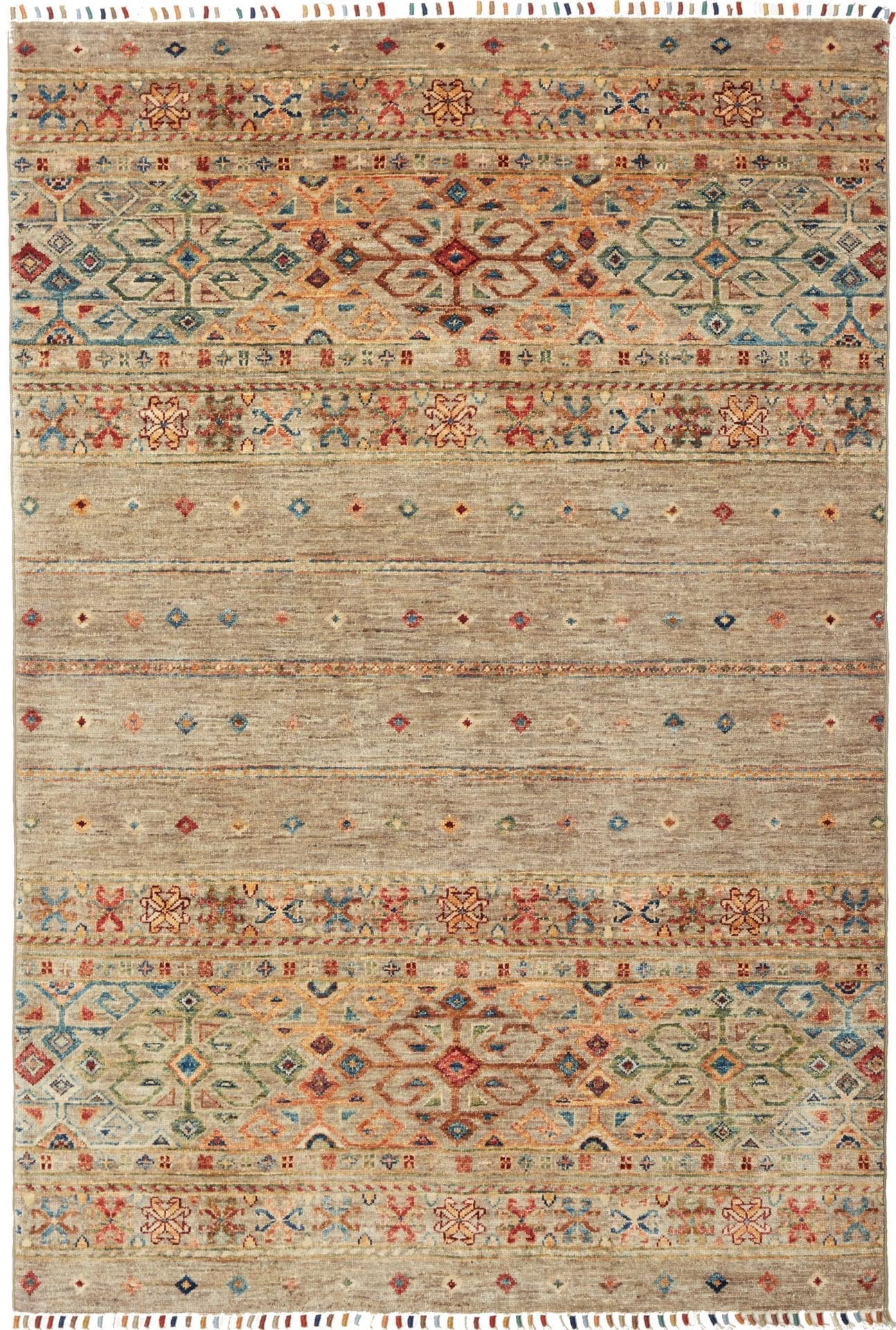 Orientteppich Samarkand 128 x 184cm, handgeknüpft, Schurwolle