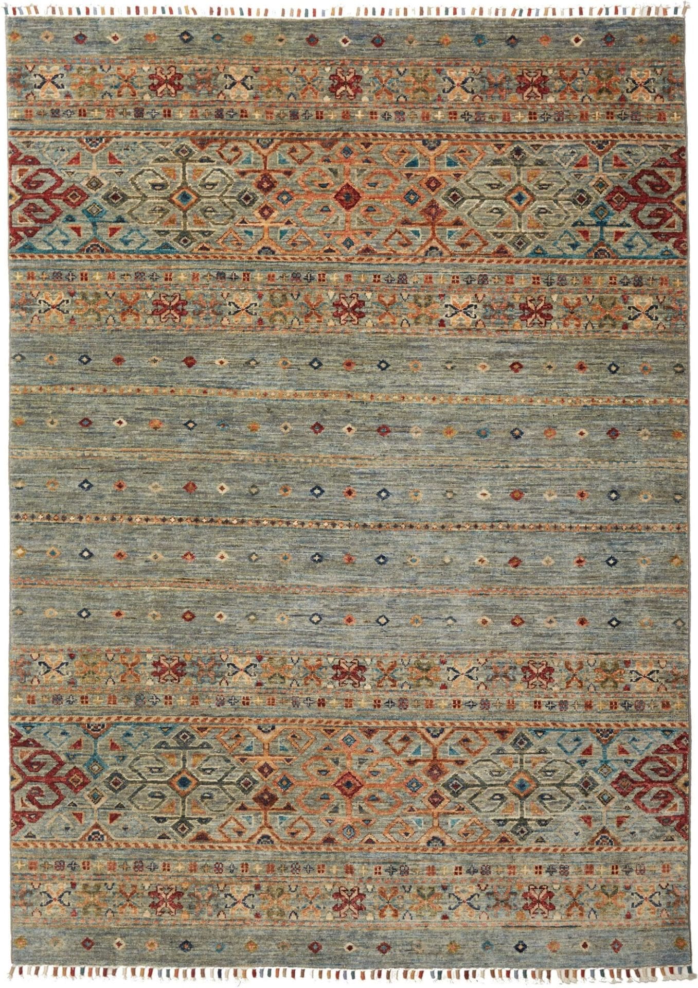 Orientteppich Samarkand 150 x 206 cm, handgeknüpft aus Schurwolle