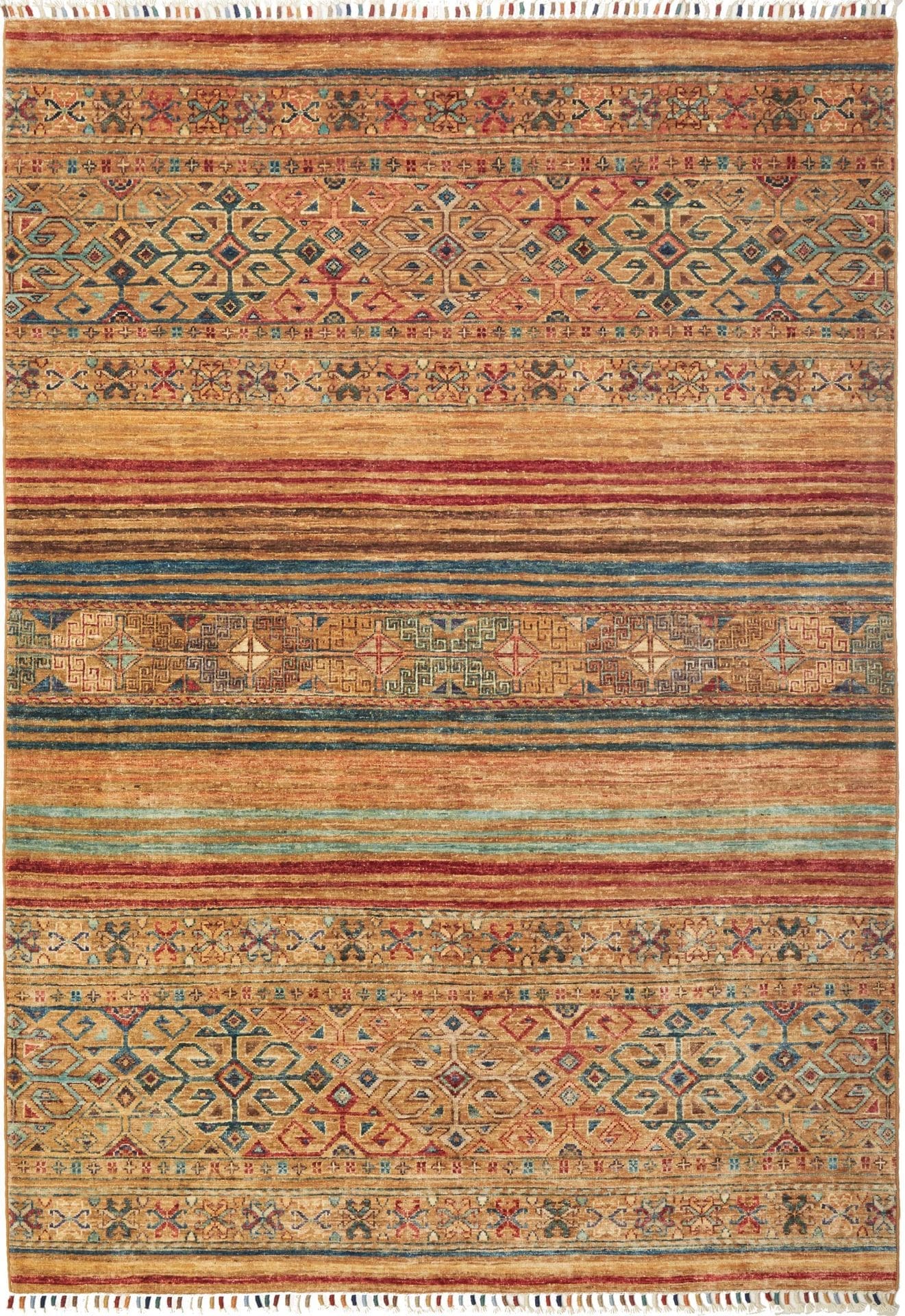 Orientteppich Samarkand 151 x 208cm, Handgeknüpft, Wolle