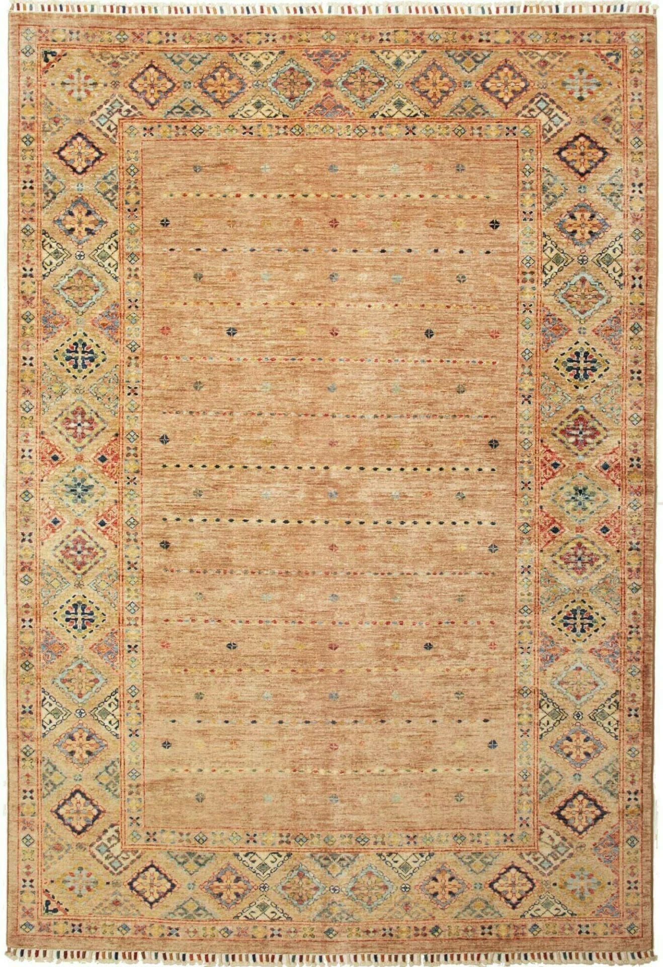 Orientteppich Samarkand 167 x 240cm aus Schurwolle, handgeknüpft