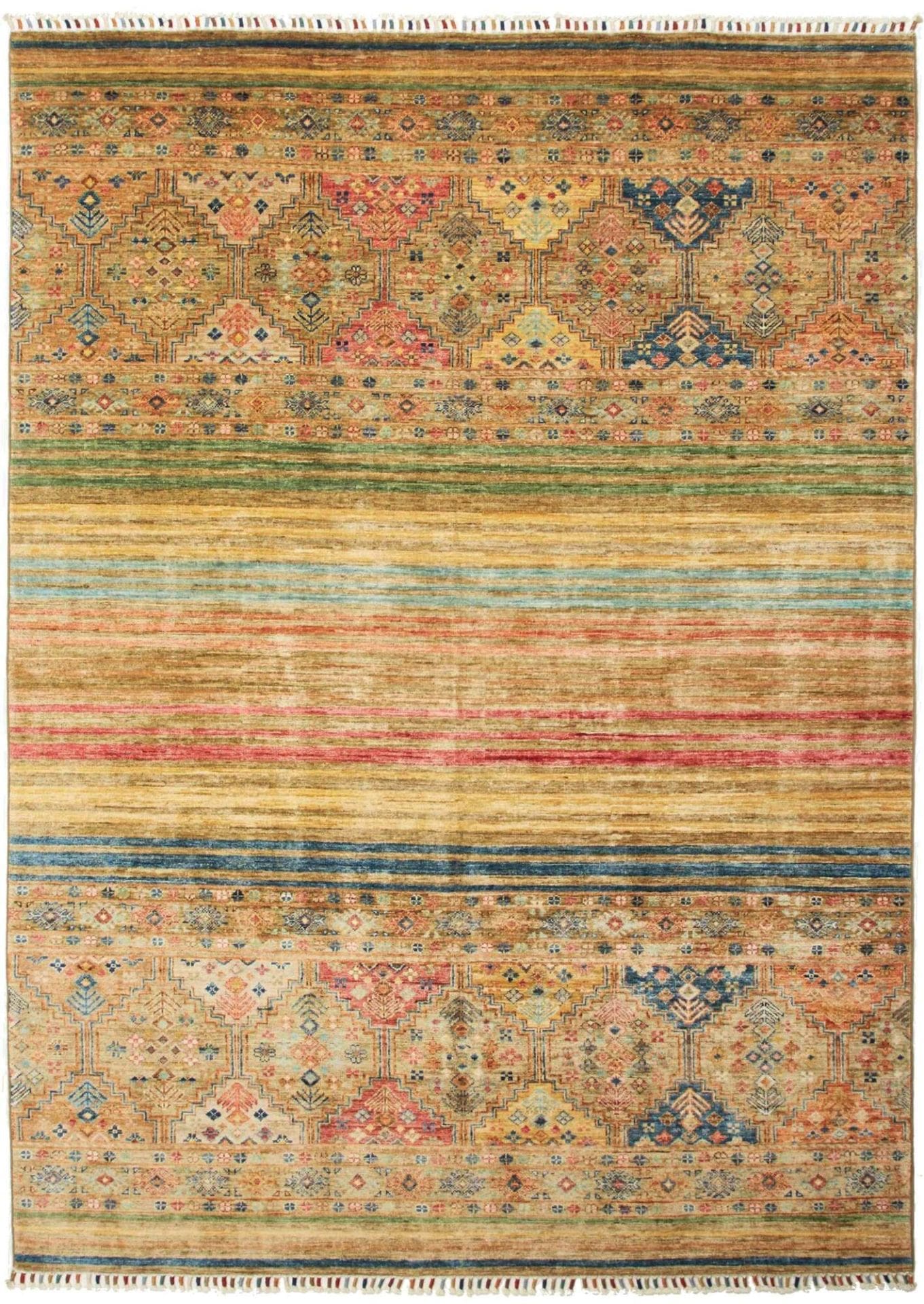 Orientteppich Samarkand 167 x 246 cm, Schurwolle, handgeknüpft