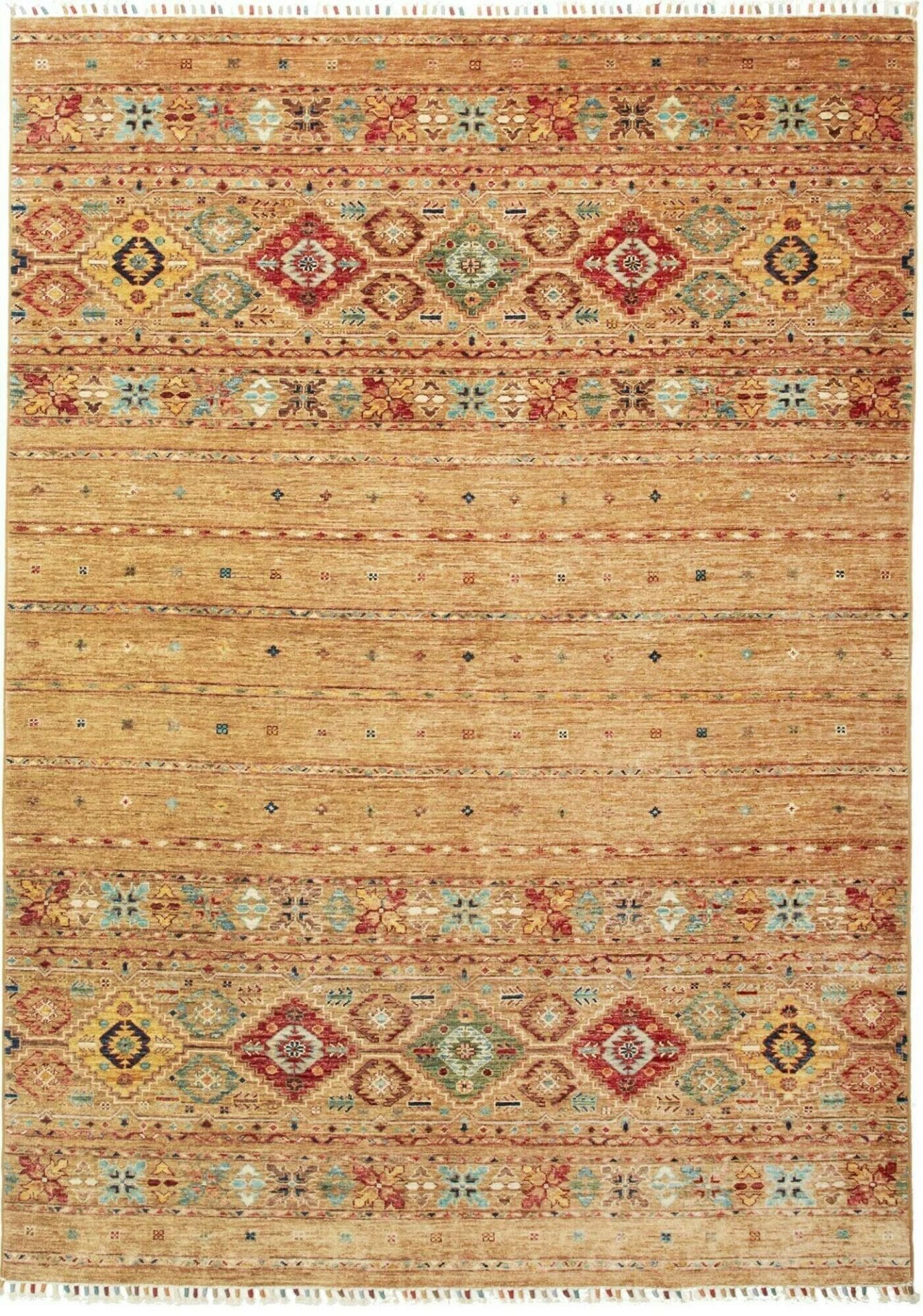 Orientteppich Samarkand 169 x 235 cm, handgeknüpft, Schurwolle