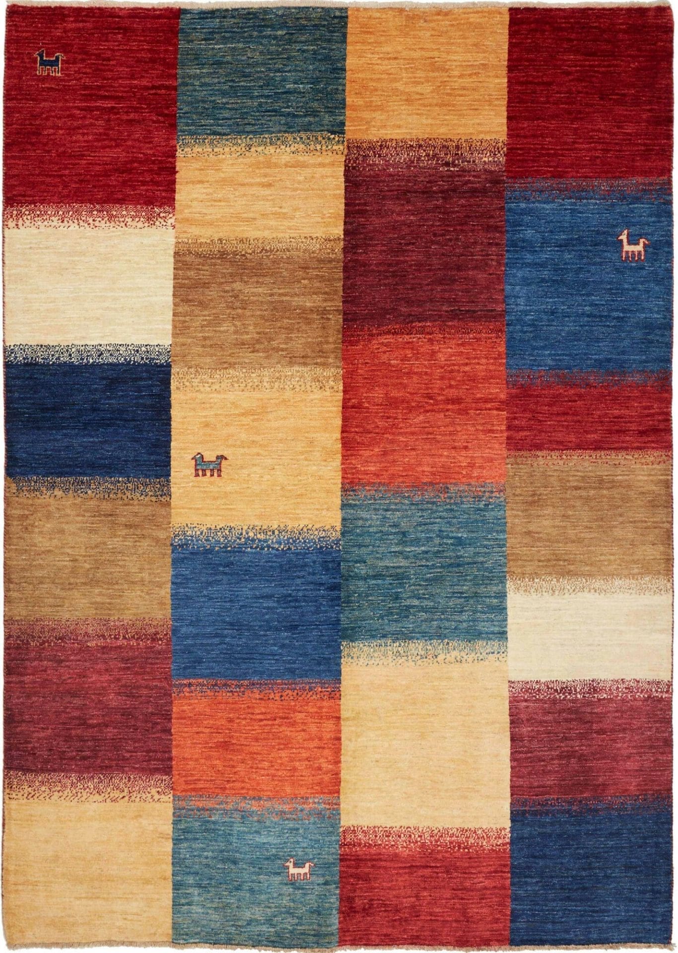 Orientteppich Samarkand 169 x 235cm, handgeknüpft, Wolle, Muster