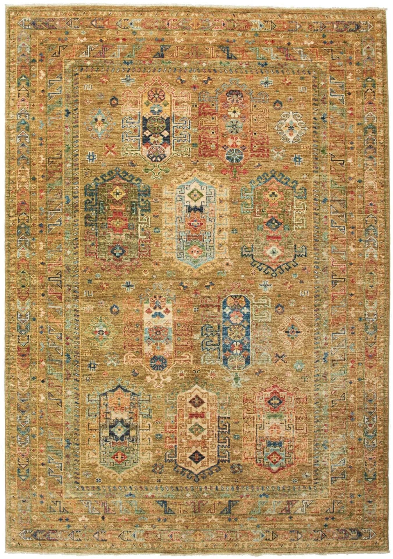 Orientteppich Samarkand 172 x 240 cm, handgeknüpft, Wolle