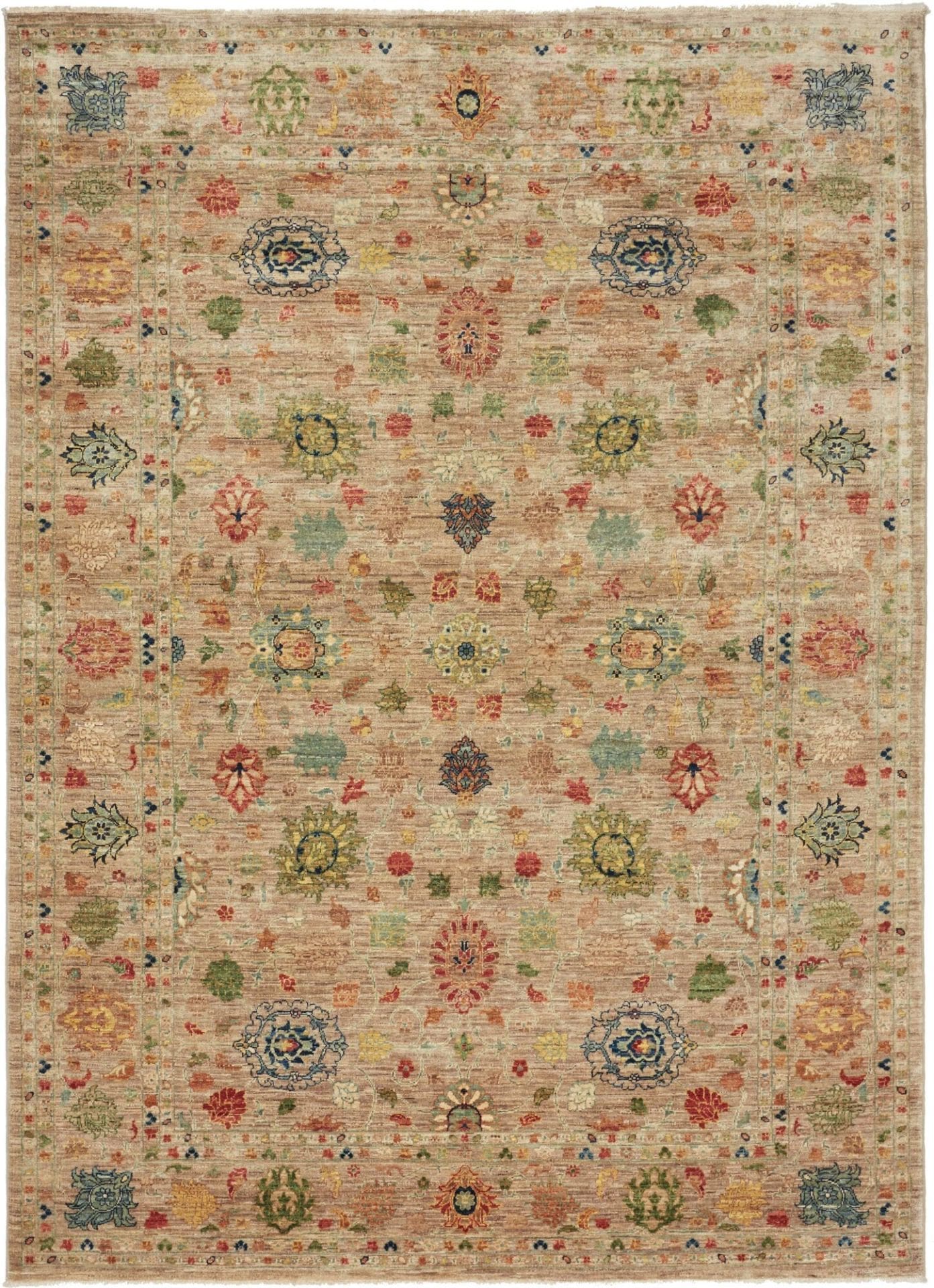 Orientteppich Samarkand 173 x 239cm aus Schurwolle, handgeknüpft