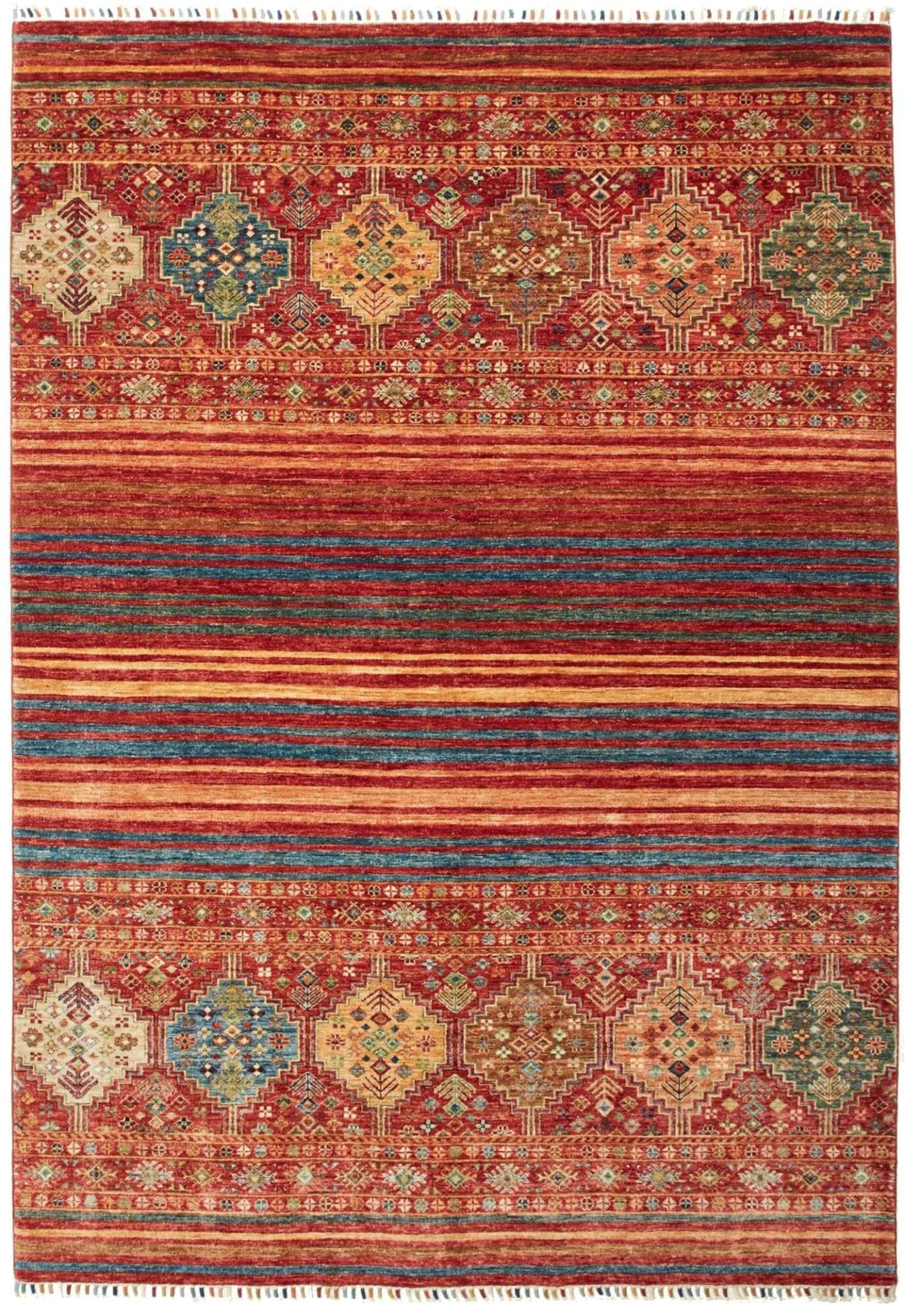 Orientteppich Samarkand 173 x 241cm, handgeknüpft, Schurwolle