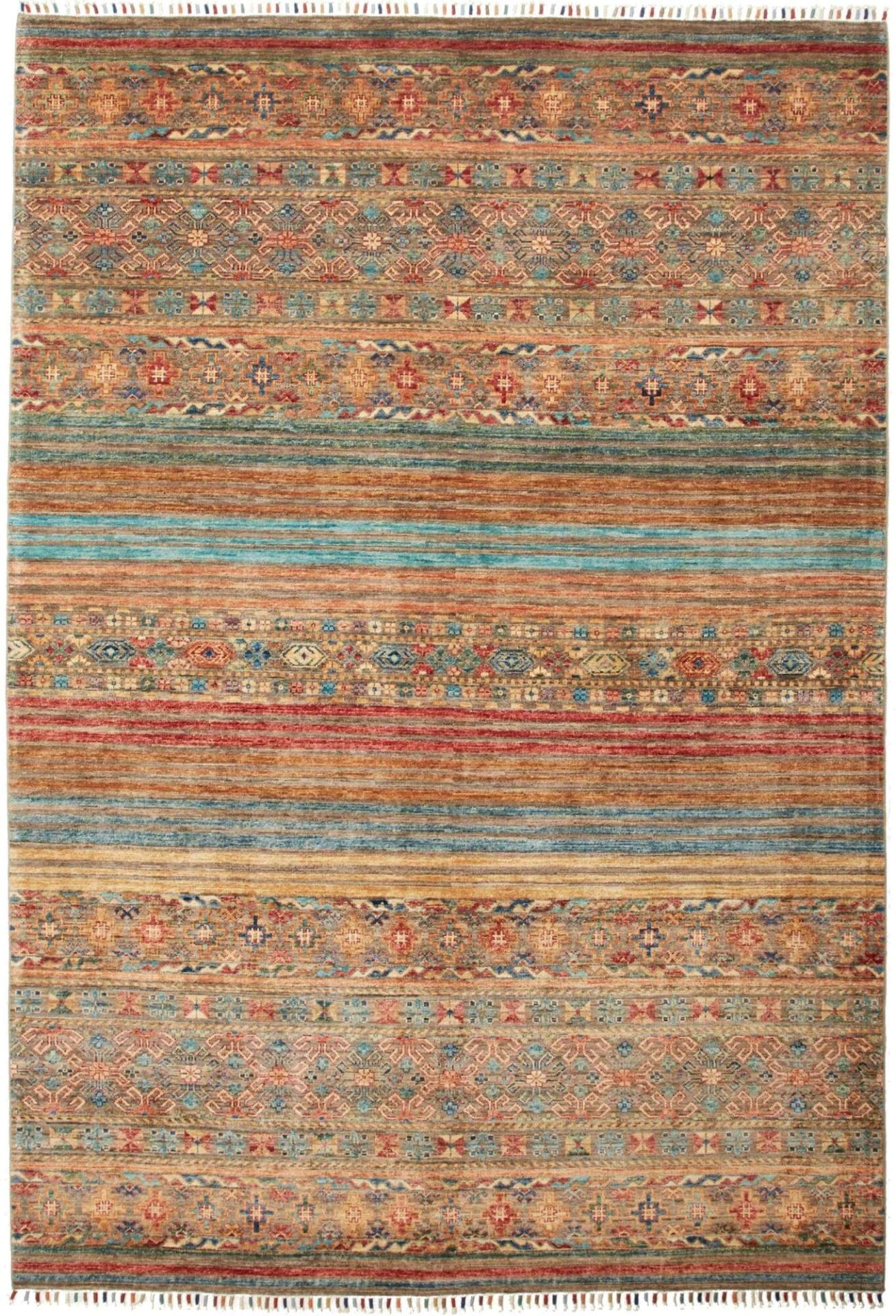 Orientteppich Samarkand 175 x 246cm, Schurwolle, handgeknüpft