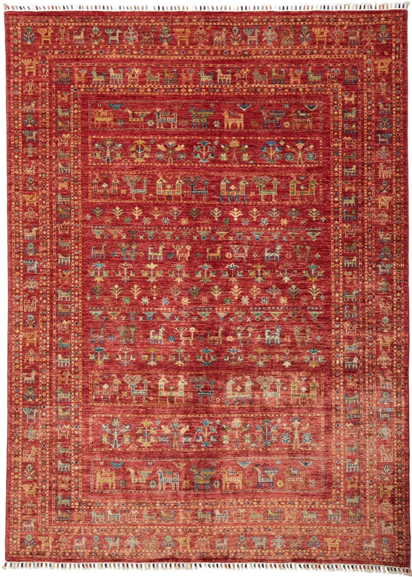 Orientteppich Samarkand 176 x 236 cm, Schurwolle, handgeknüpft