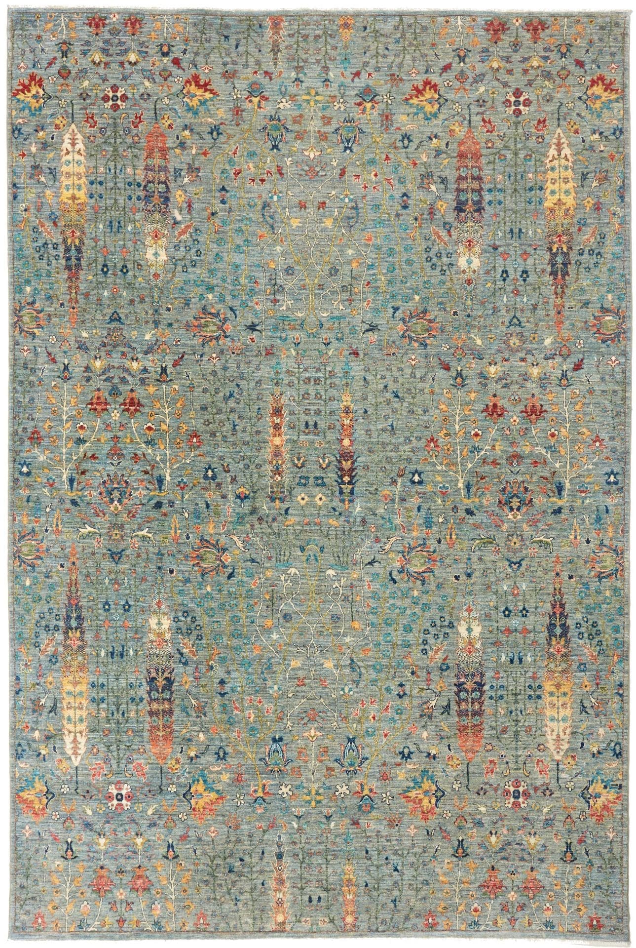 Orientteppich Samarkand 198 x 295 cm, Schurwolle, handgeknüpft