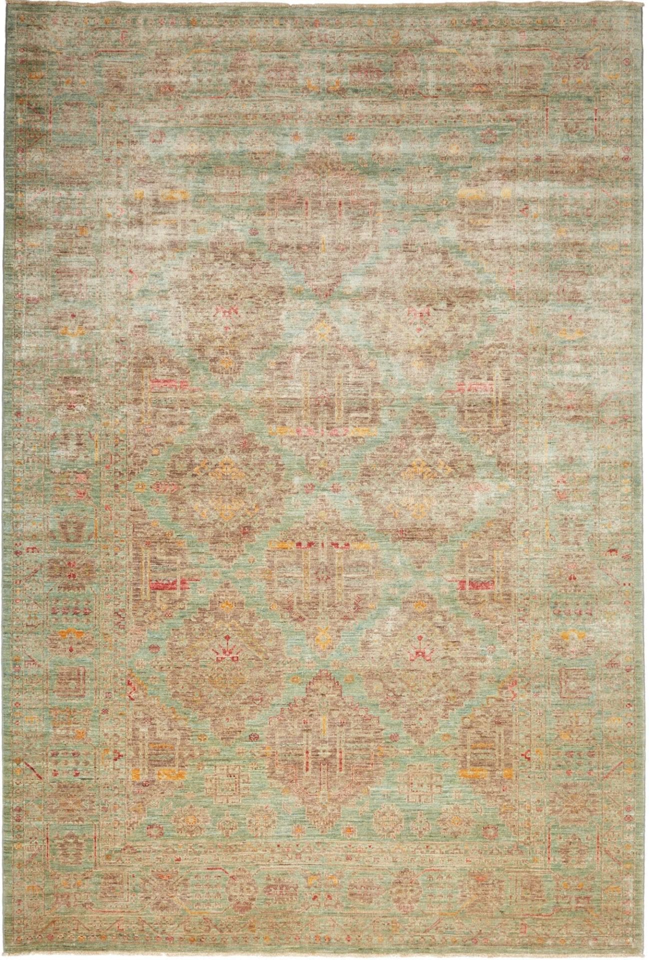 Orientteppich Samarkand 206 x 297cm | Handgeknüpft aus Schurwolle