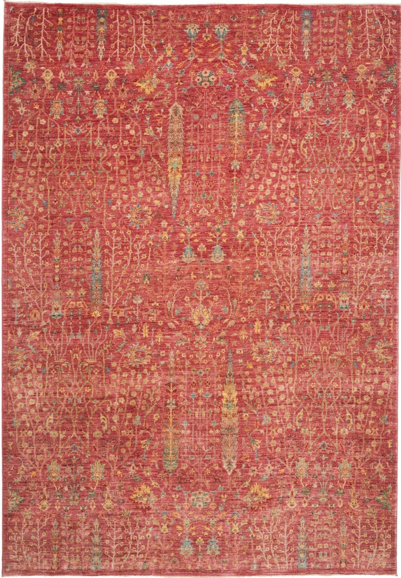 Orientteppich Samarkand 208 x 296 cm, Schurwolle, handgeknüpft