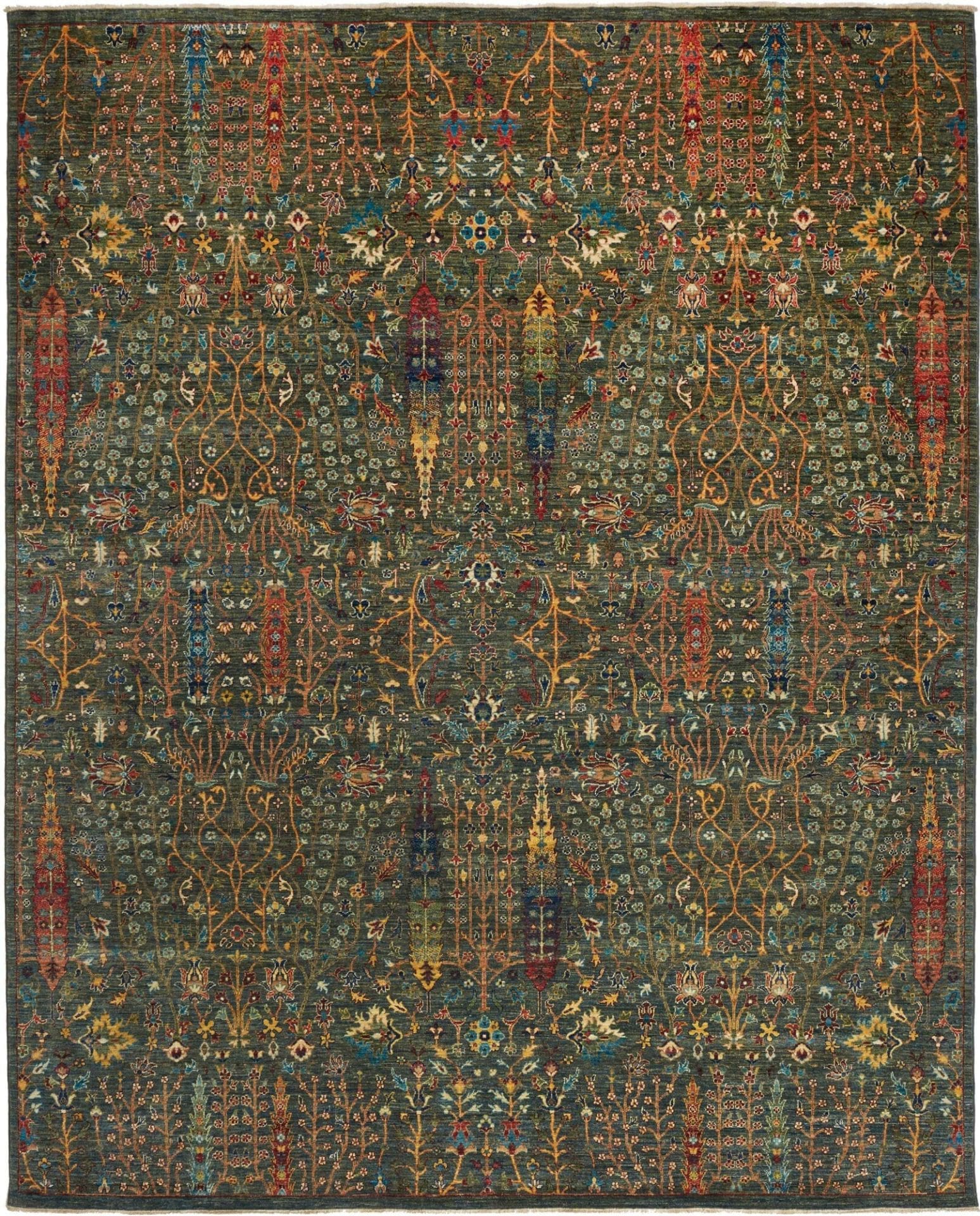 Orientteppich Samarkand 246 x 304 cm - Handgeknüpft, Schurwolle