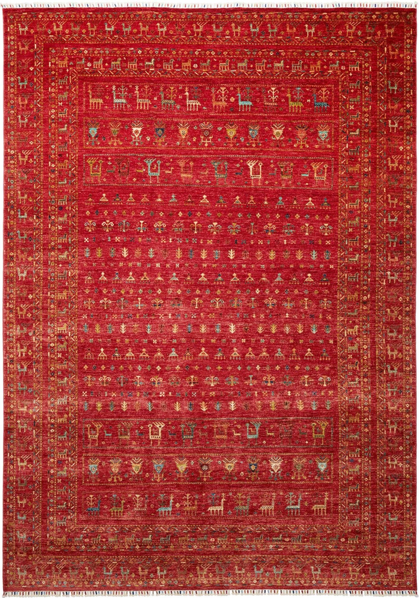 Orientteppich Samarkand 246 x 339 cm, handgeknüpft, Wolle