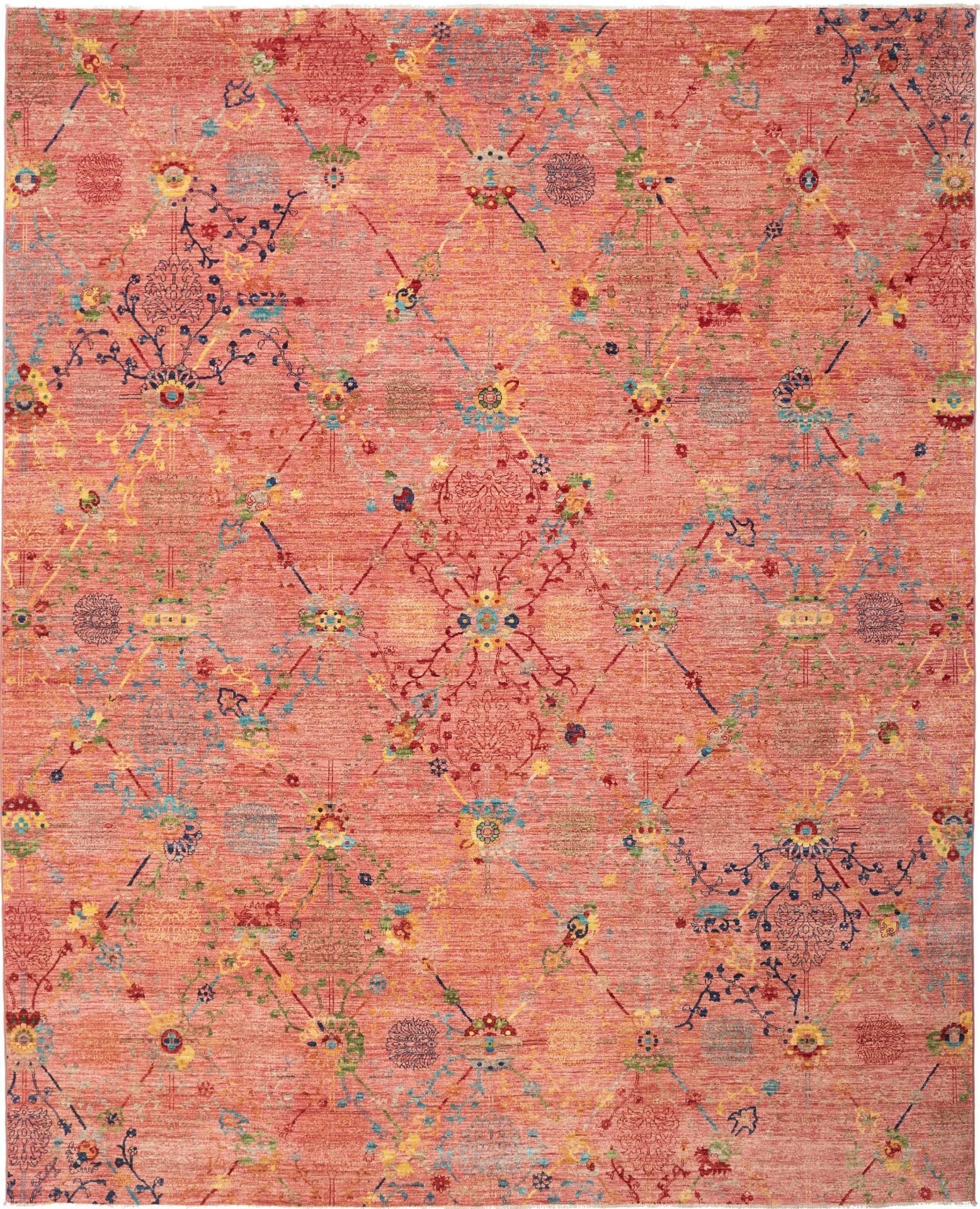 Orientteppich Samarkand 248 x 306 cm | Handgeknüpft aus Wolle