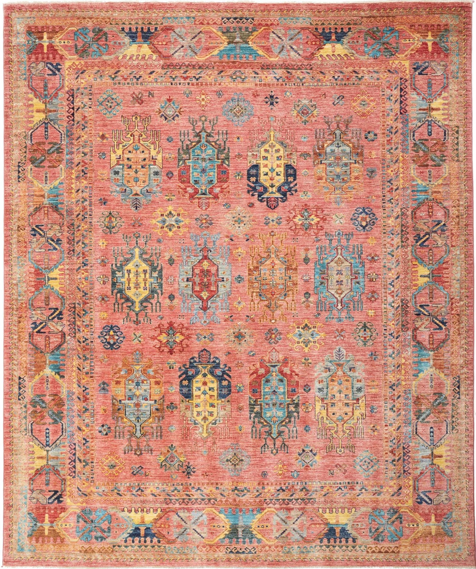 Orientteppich Samarkand 252 x 304 cm, Handgeknüpft, Wolle