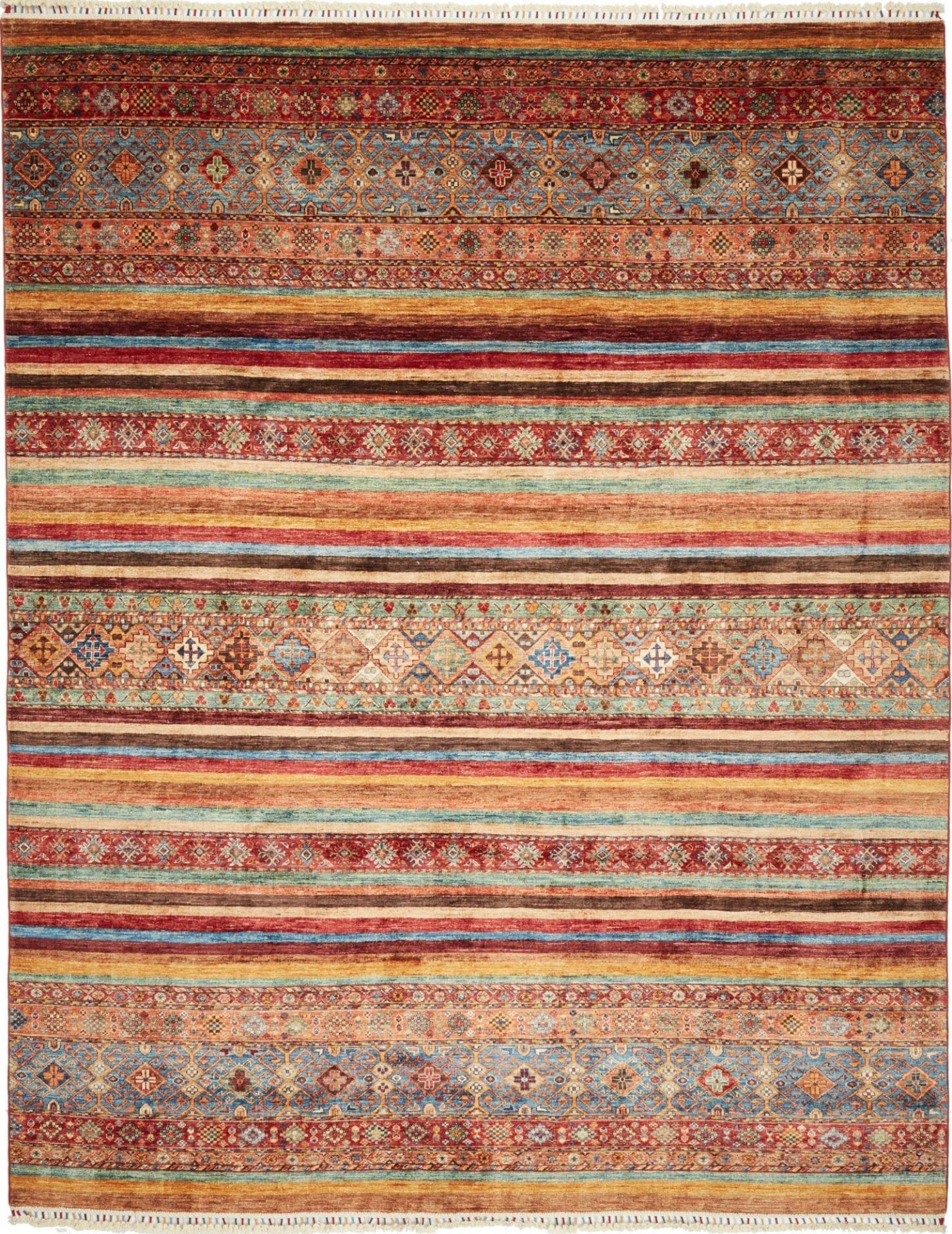 Orientteppich Samarkand 252 x 315cm – Handgeknüpft aus Schurwolle