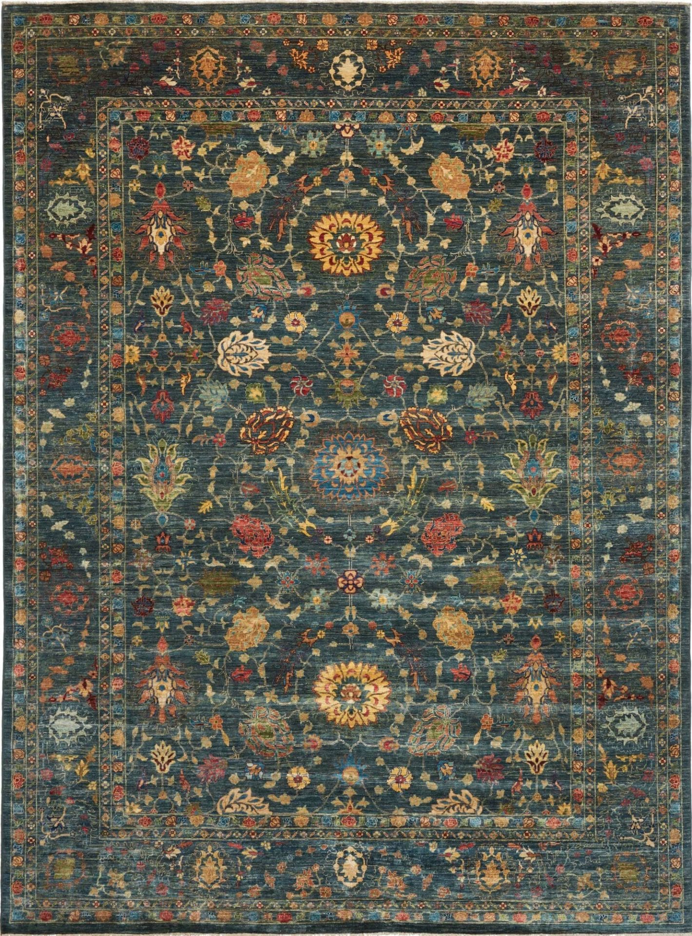 Orientteppich Samarkand 265 x 360cm, handgeknüpft, Schurwolle