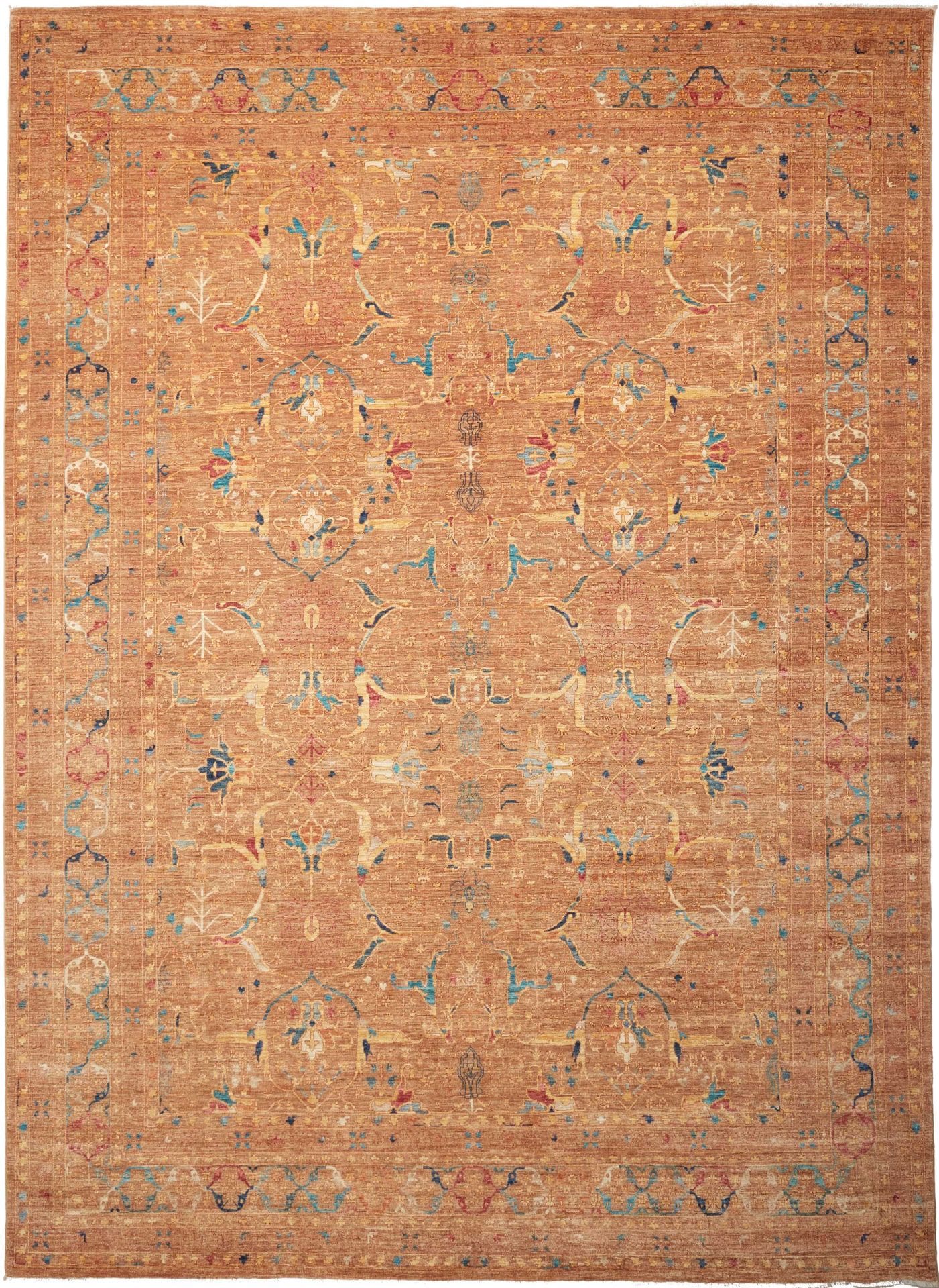 Orientteppich Samarkand 272 x 369cm, Schurwolle, handgeknüpft