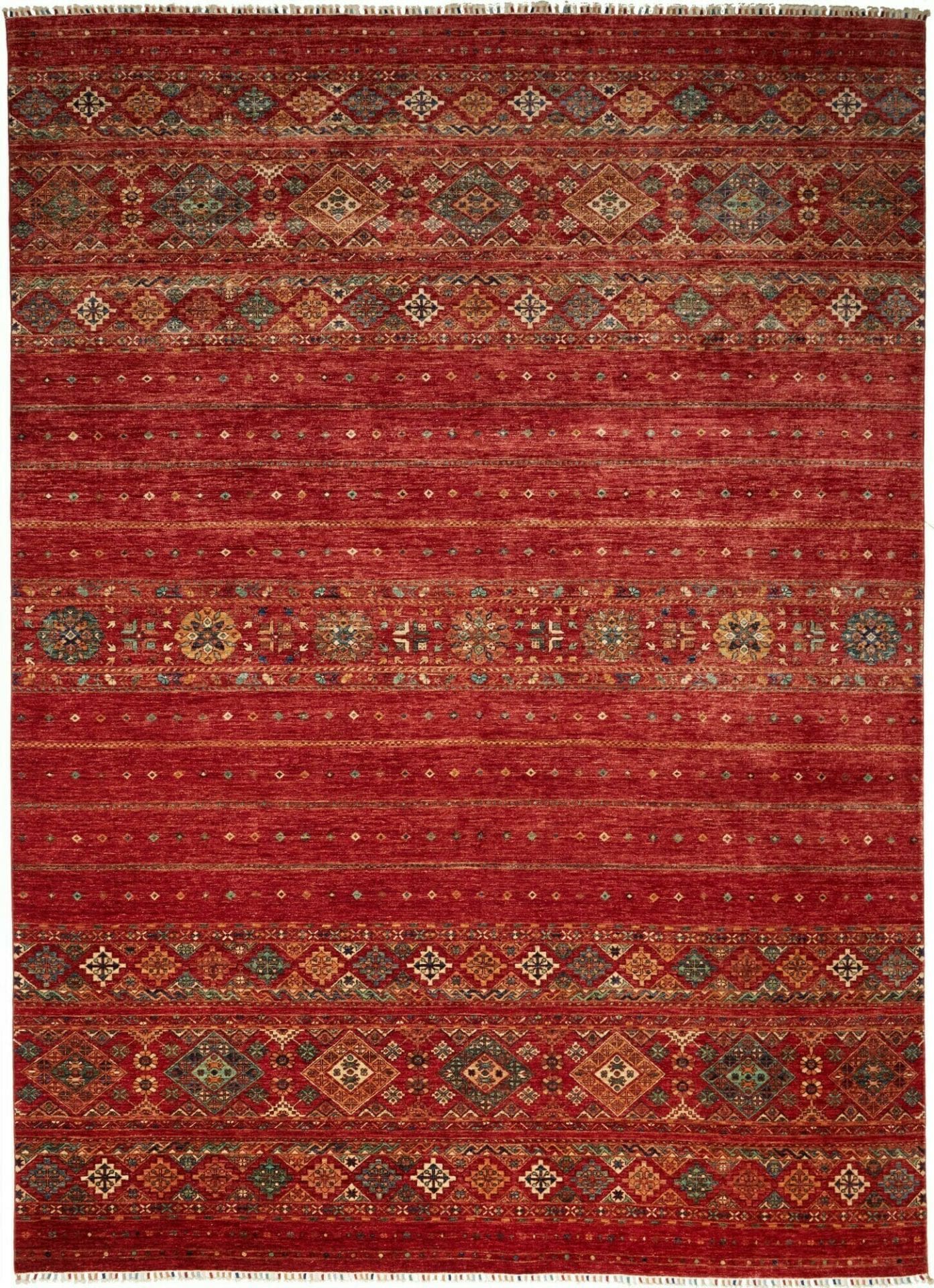 Orientteppich Samarkand 277 x 367cm - Handgeknüpft aus Wolle