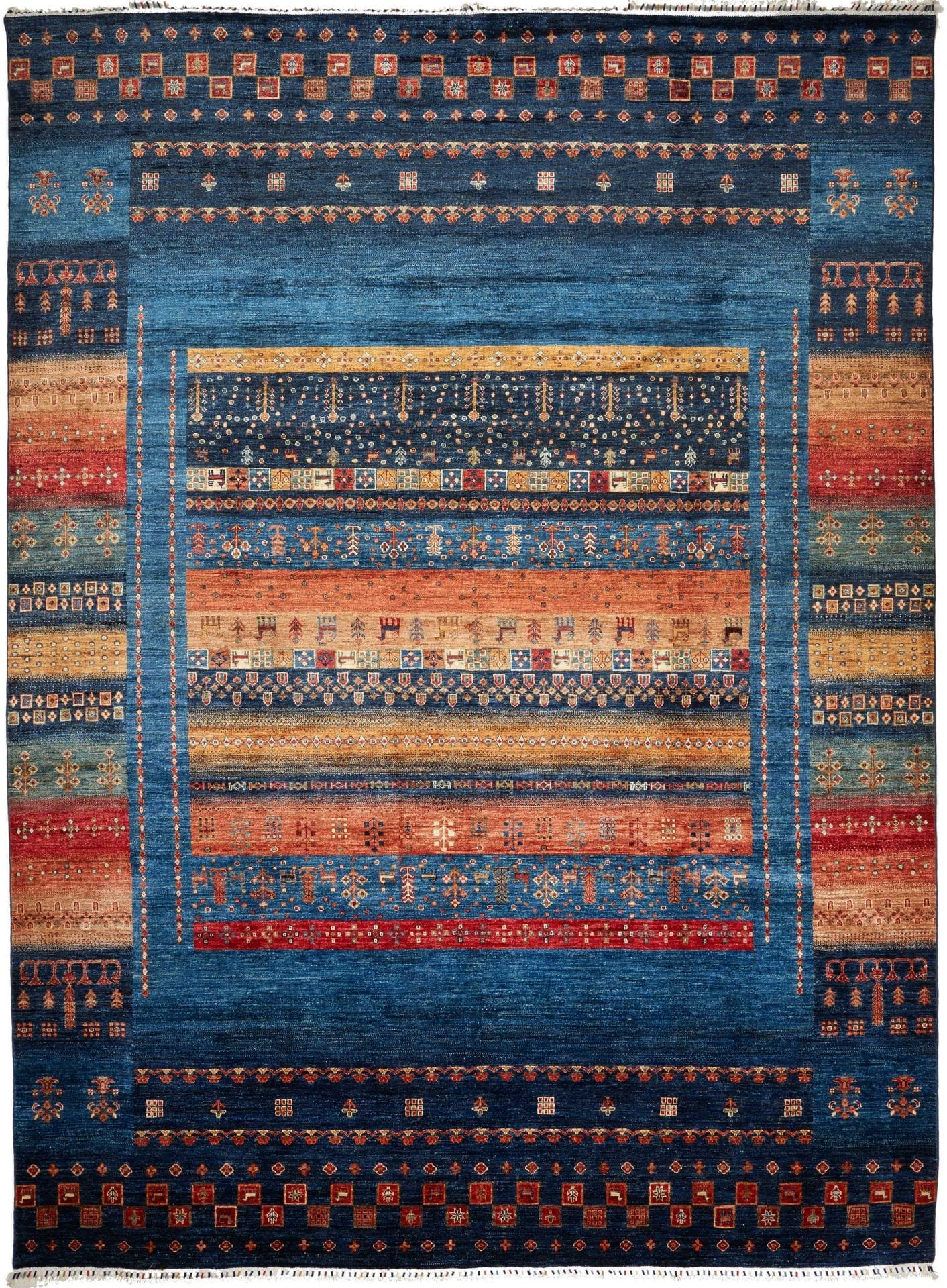 Orientteppich Samarkand 279 x 373cm, Schurwolle, handgeknüpft