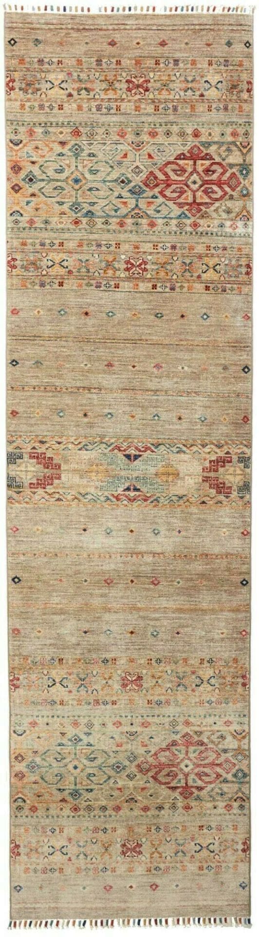 Orientteppich Samarkand 79 x 290 cm – Handgeknüpft aus Wolle